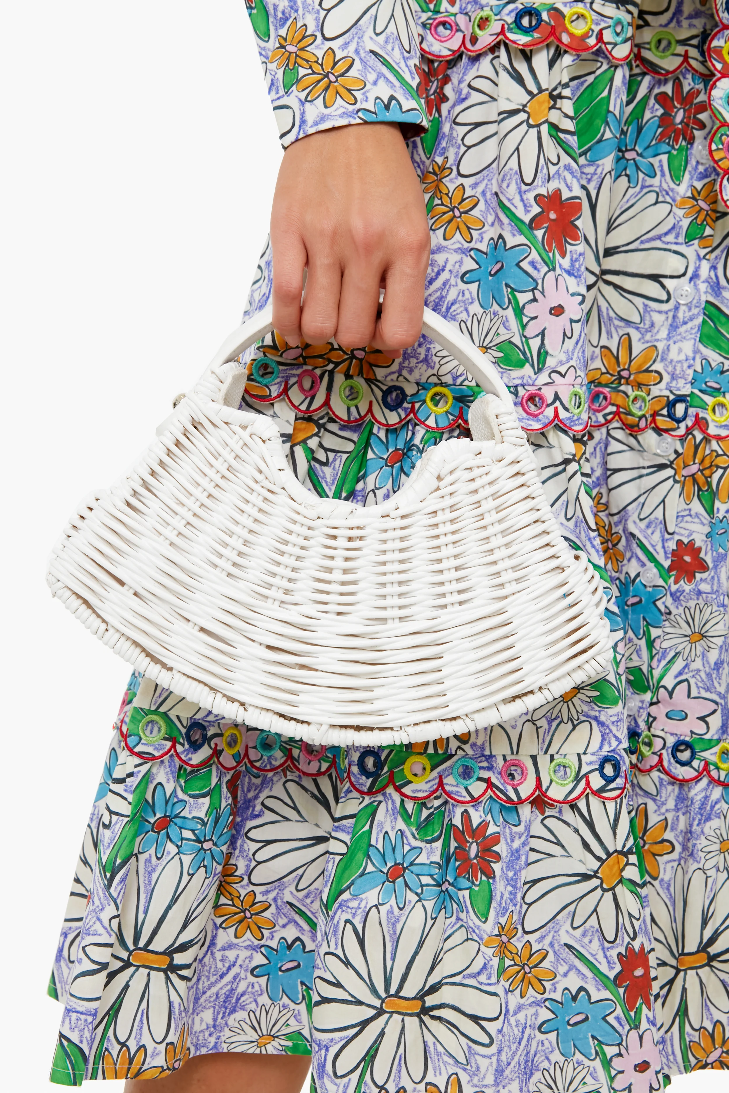 White Mini Fan Bag - Image 2