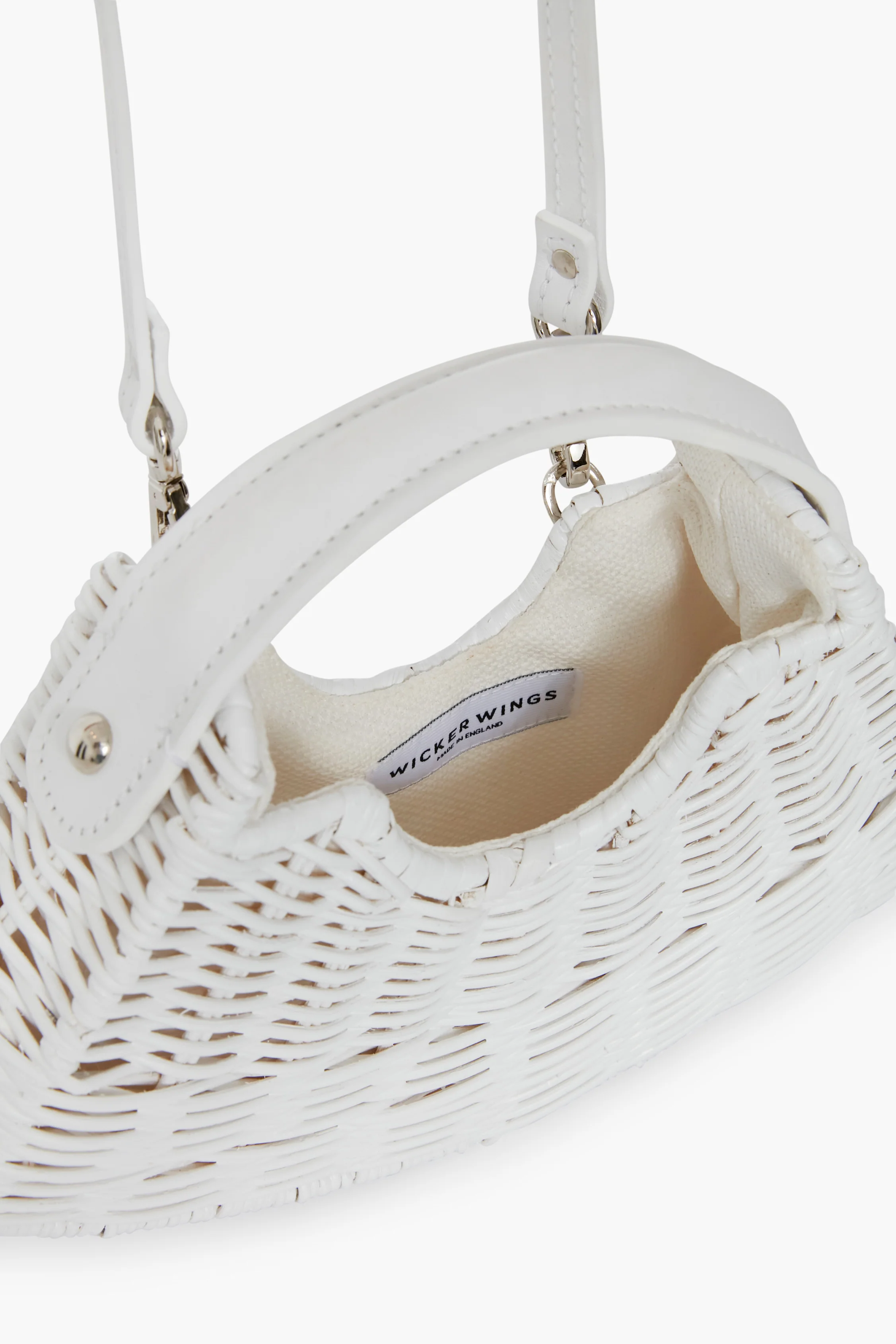White Mini Fan Bag - Image 4
