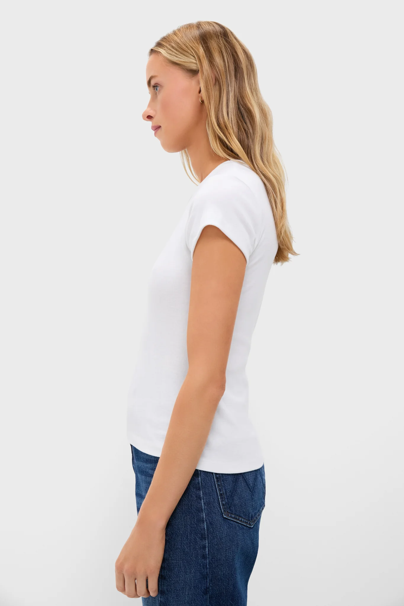 White Nando Slim Fit Tee - Image 3