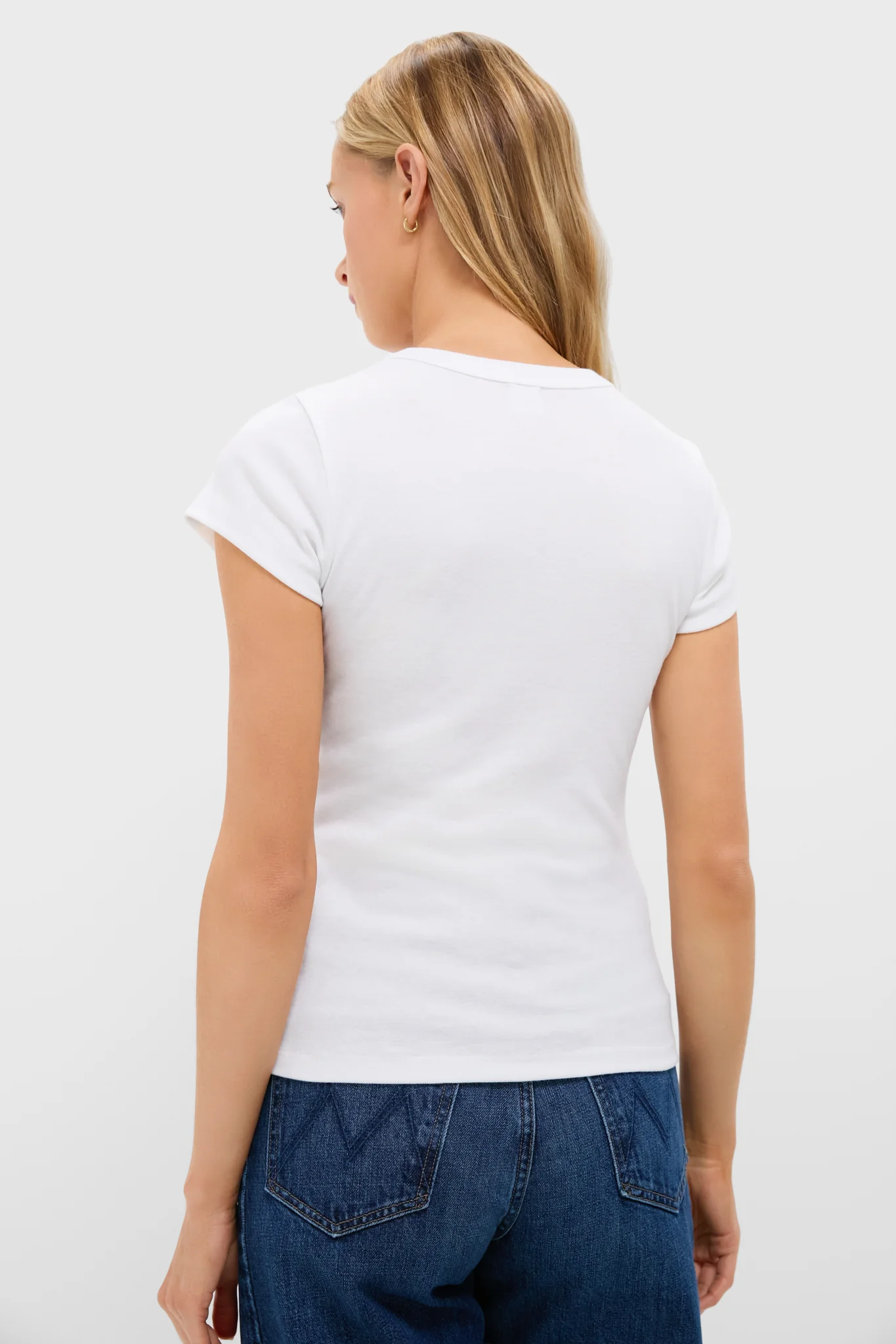 White Nando Slim Fit Tee - Image 4