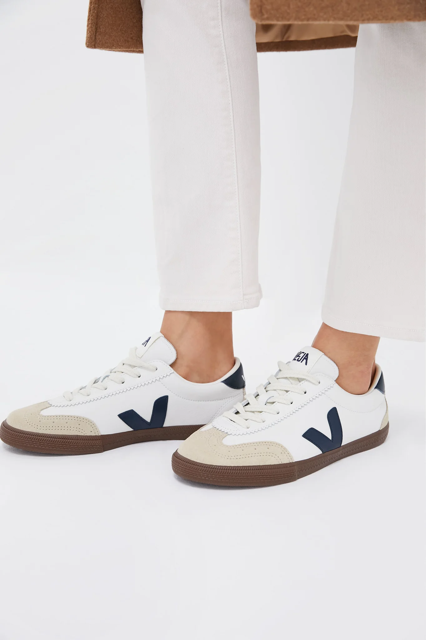 White Nautico Bark Volley Sneakers - Image 2