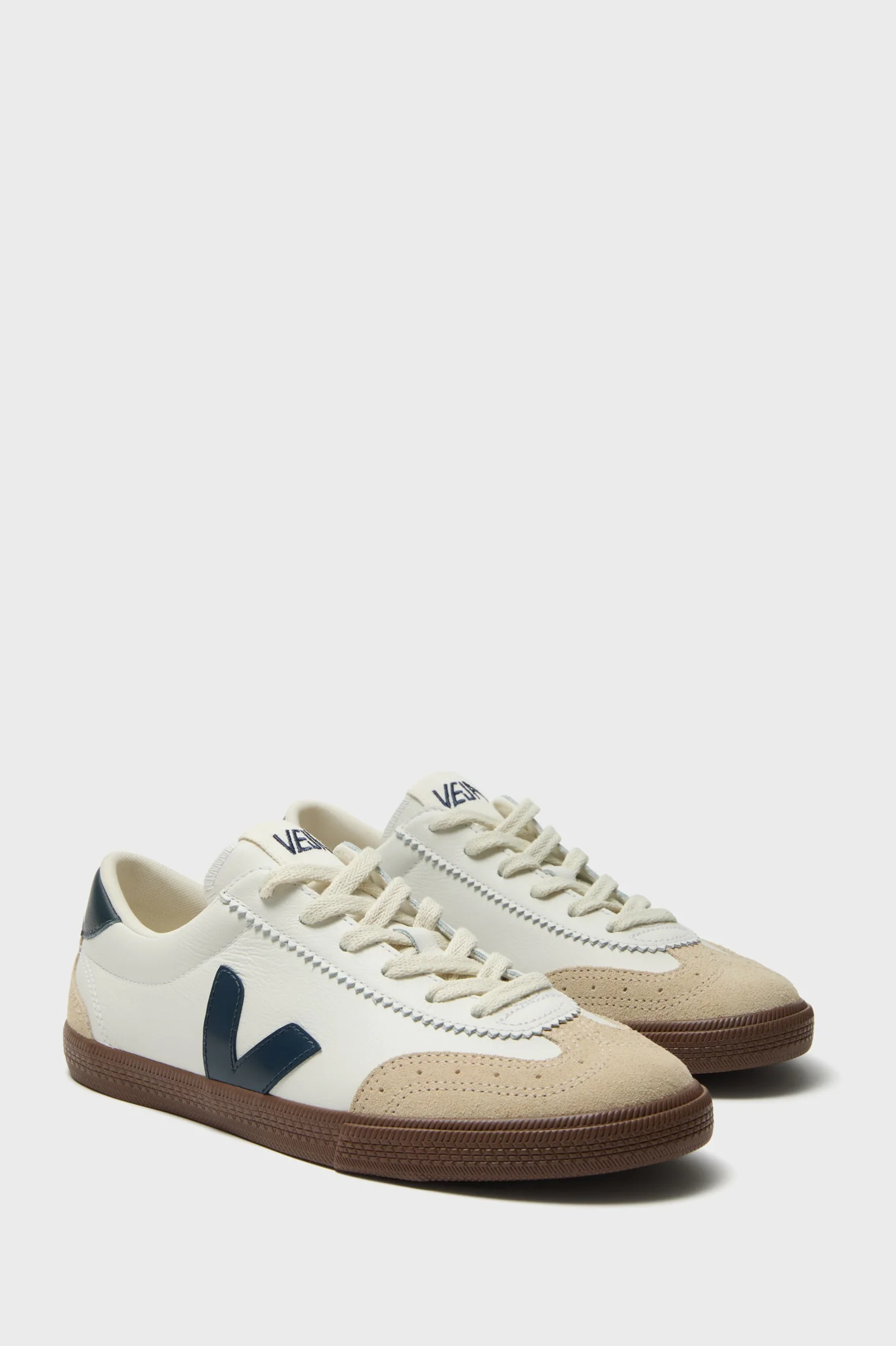 White Nautico Bark Volley Sneakers - Image 4