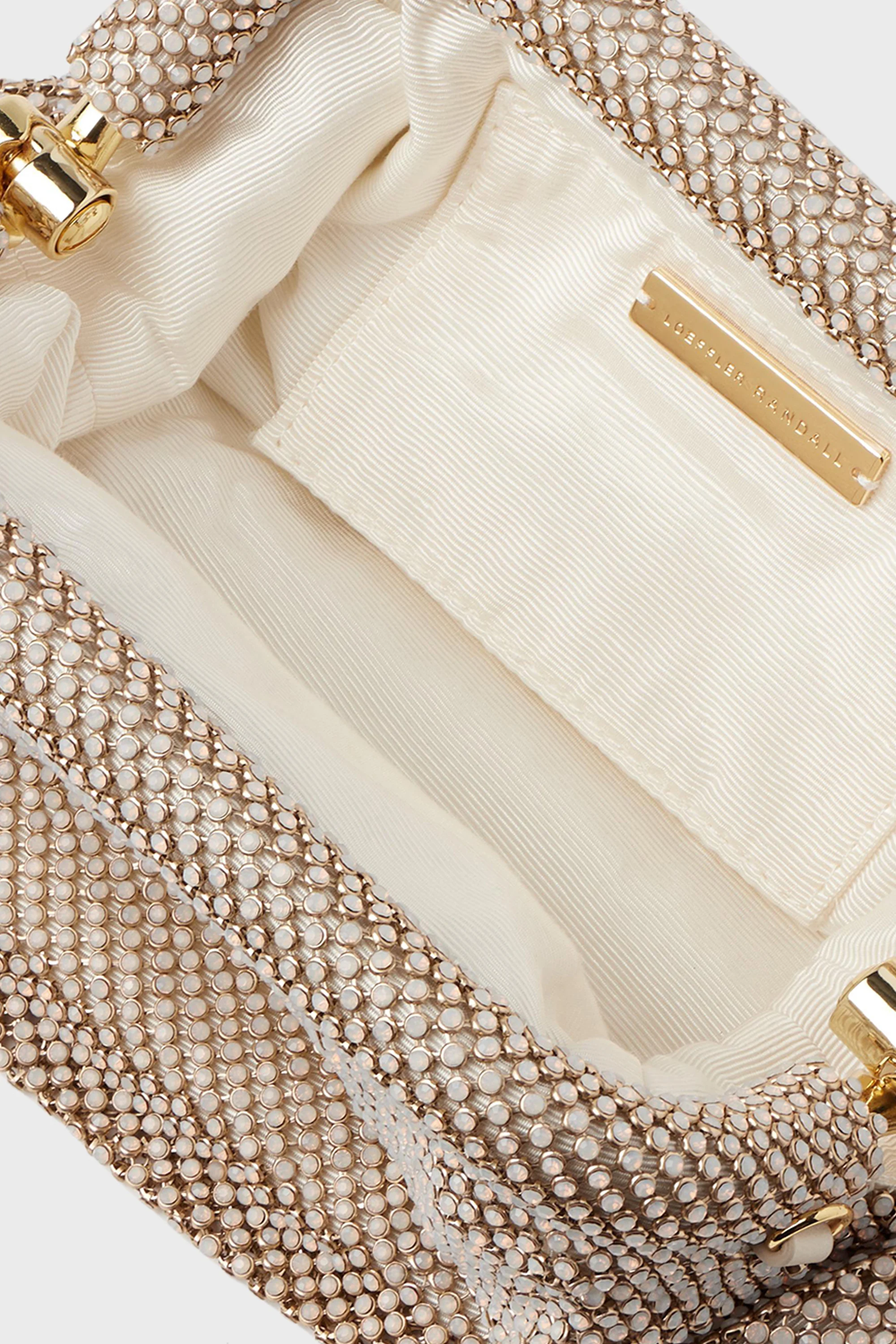 White Opal Diamante Doreen Clutch - Image 6