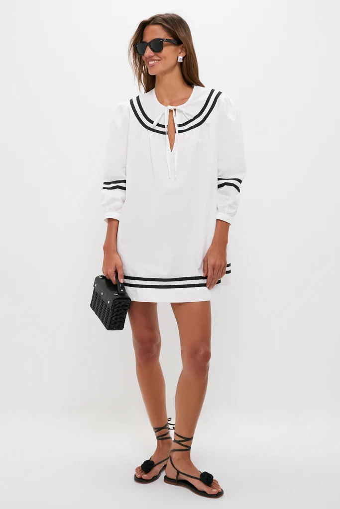 White Palina Mini Dress - Image 2