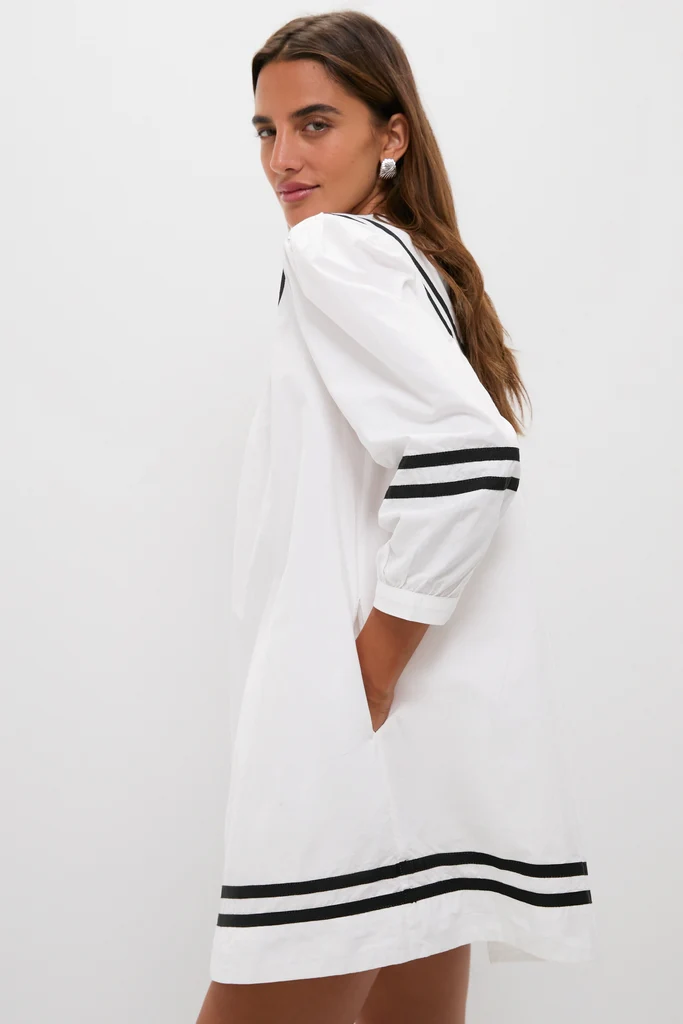 White Palina Mini Dress - Image 3
