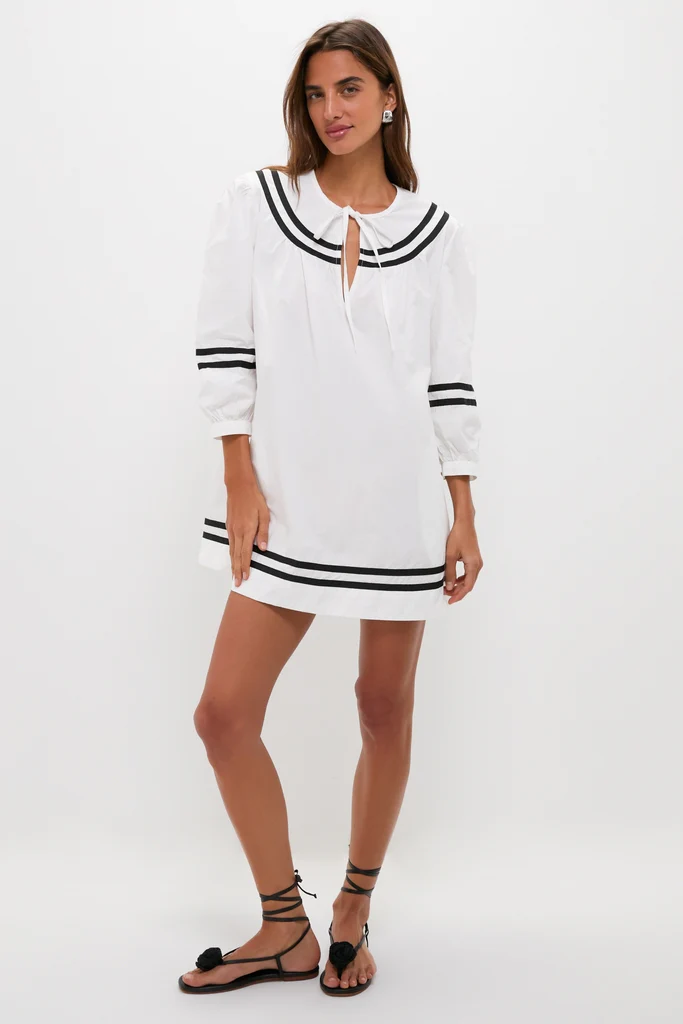White Palina Mini Dress - Image 6