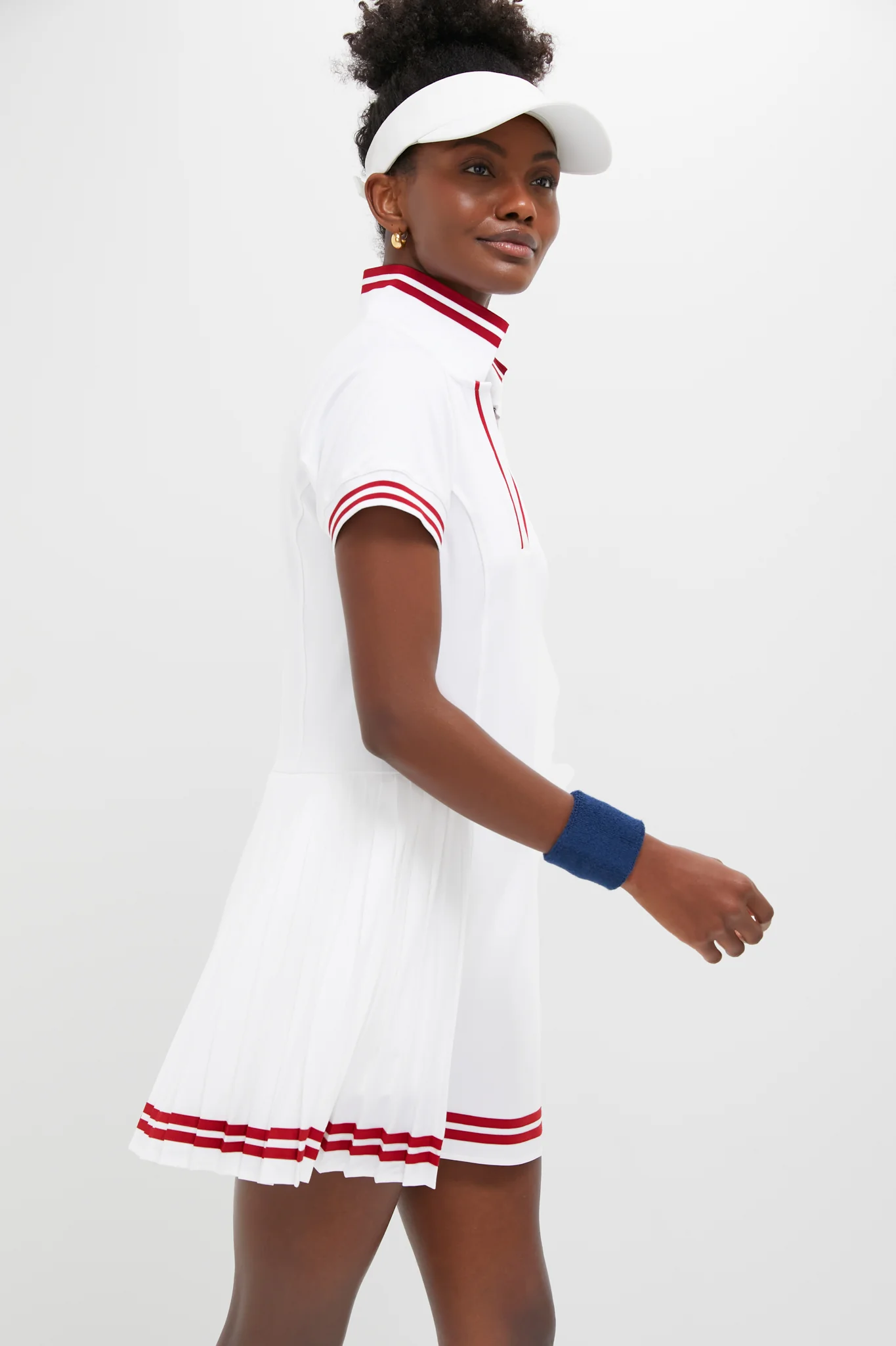 White Performance Jersey Beatrice Tennis Dress - Image 4