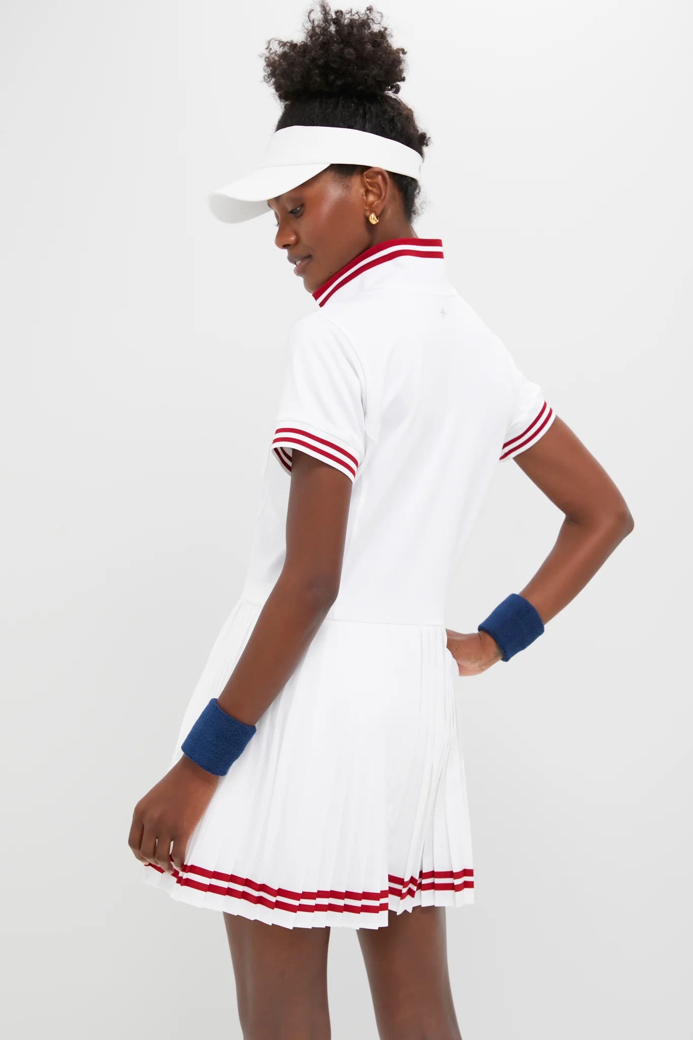 White Performance Jersey Beatrice Tennis Dress - Image 5