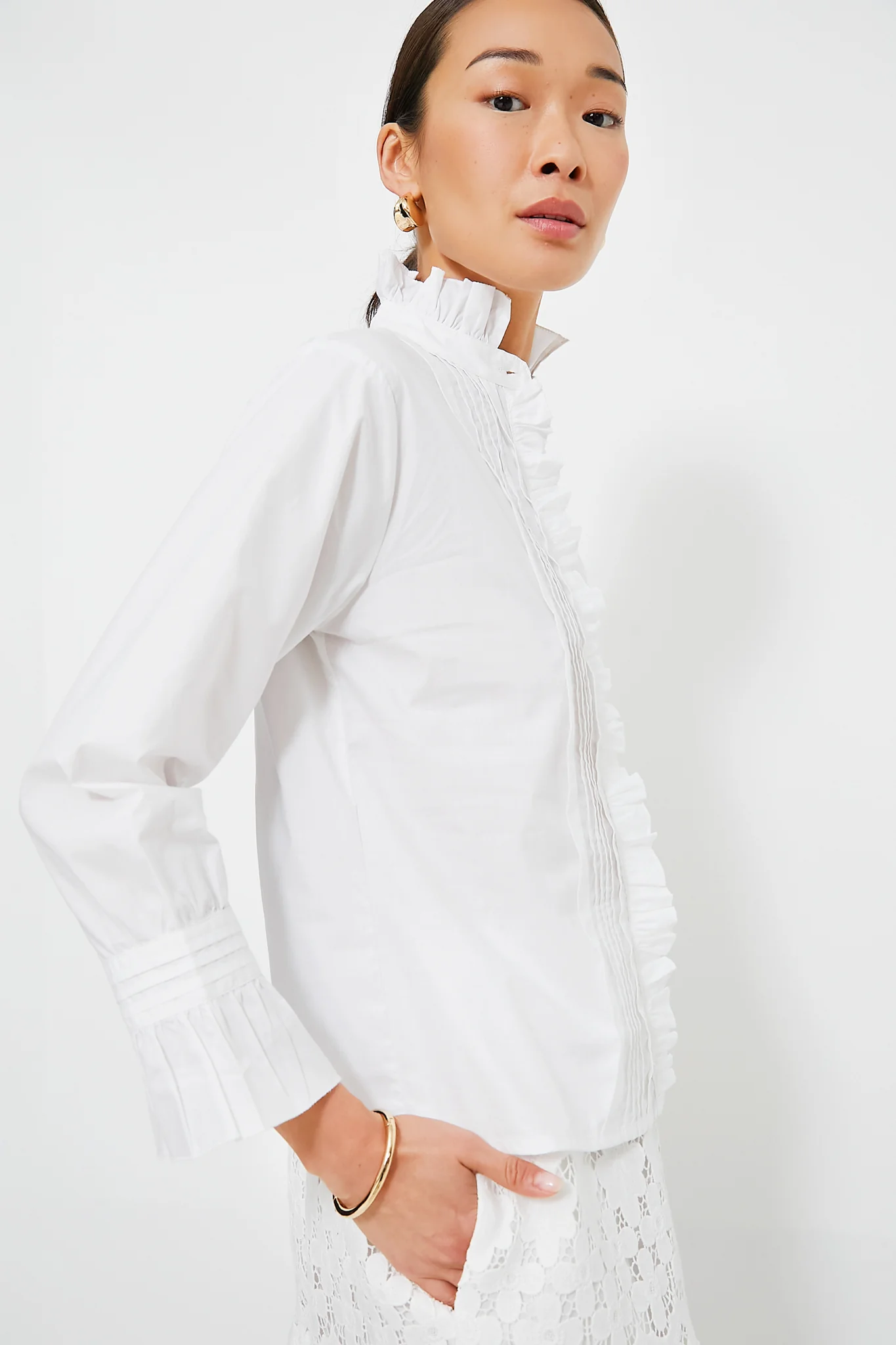 White Phoebe Blouse - Image 3