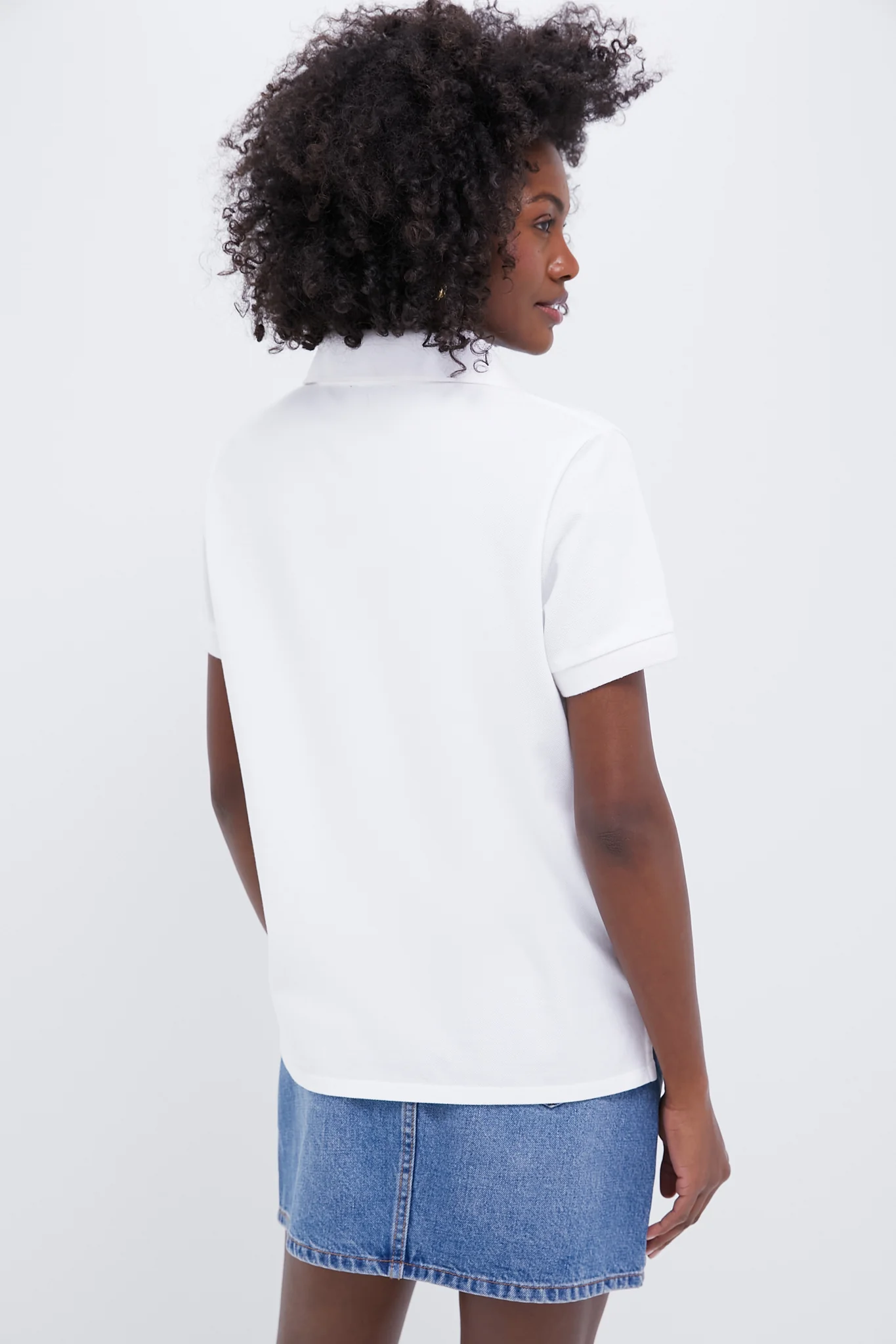 White Pique Murray Classic Polo - Image 4
