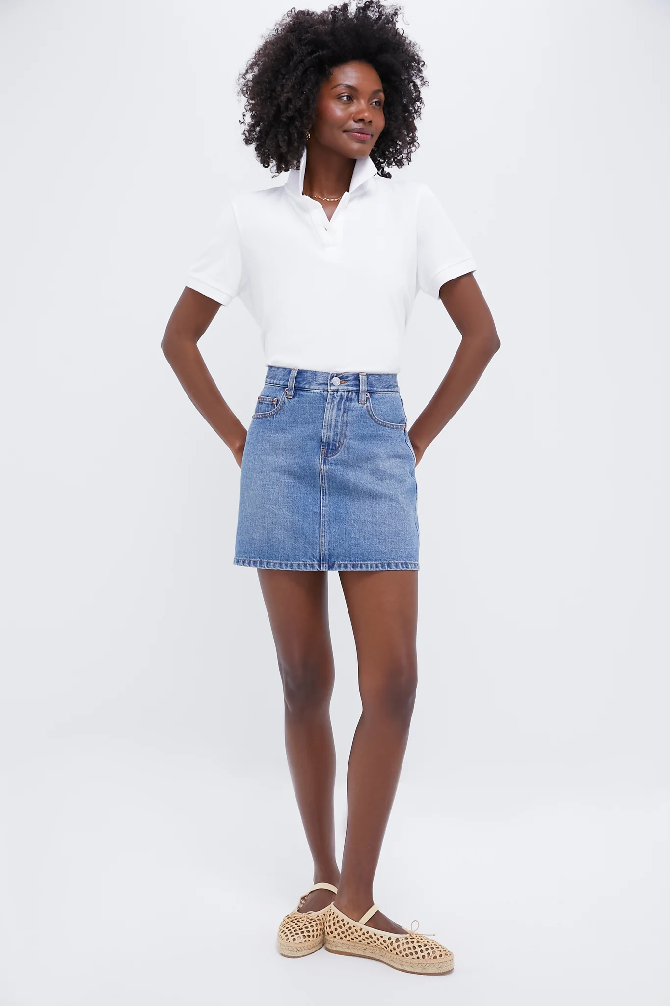 White Pique Murray Classic Polo - Image 6