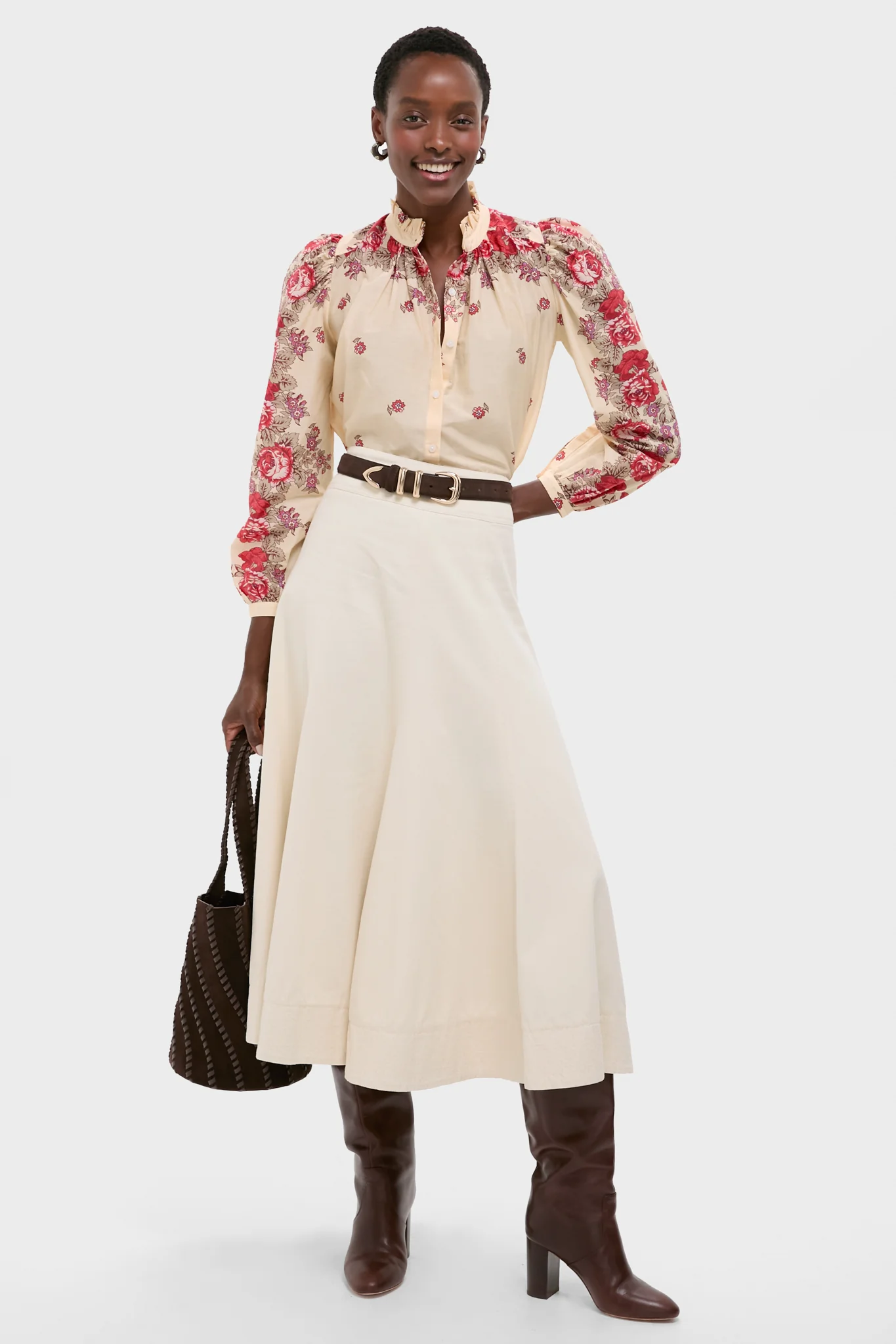 White Rosebush Annabel Shirt - Image 2