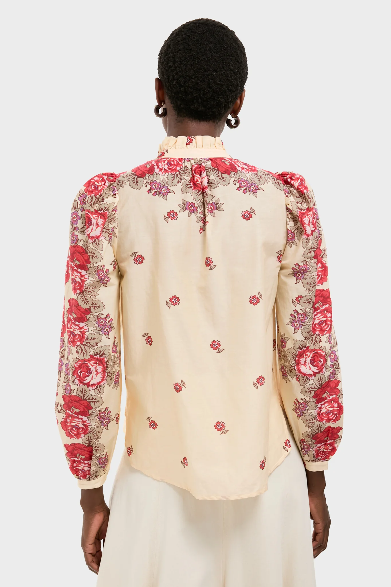 White Rosebush Annabel Shirt - Image 4