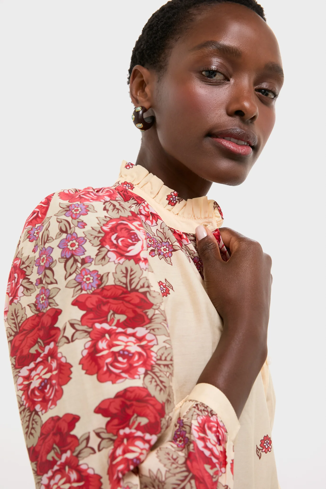 White Rosebush Annabel Shirt - Image 6