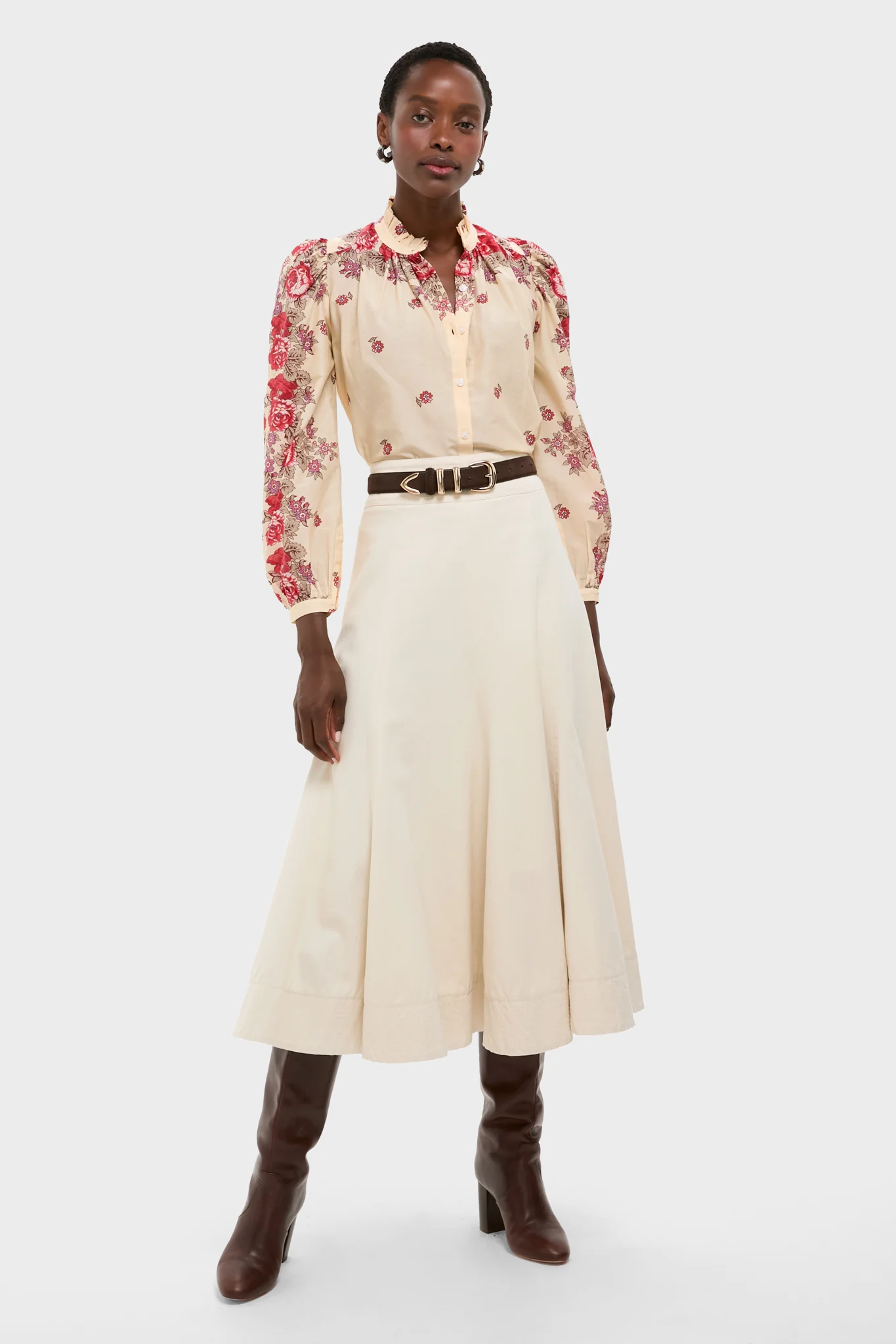 White Rosebush Annabel Shirt - Image 7