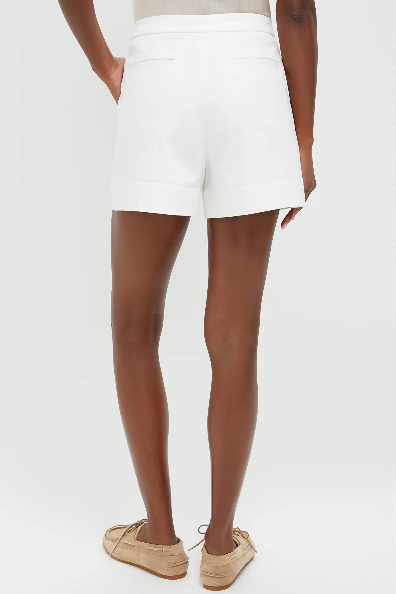 White Ruth Shorts - Image 4