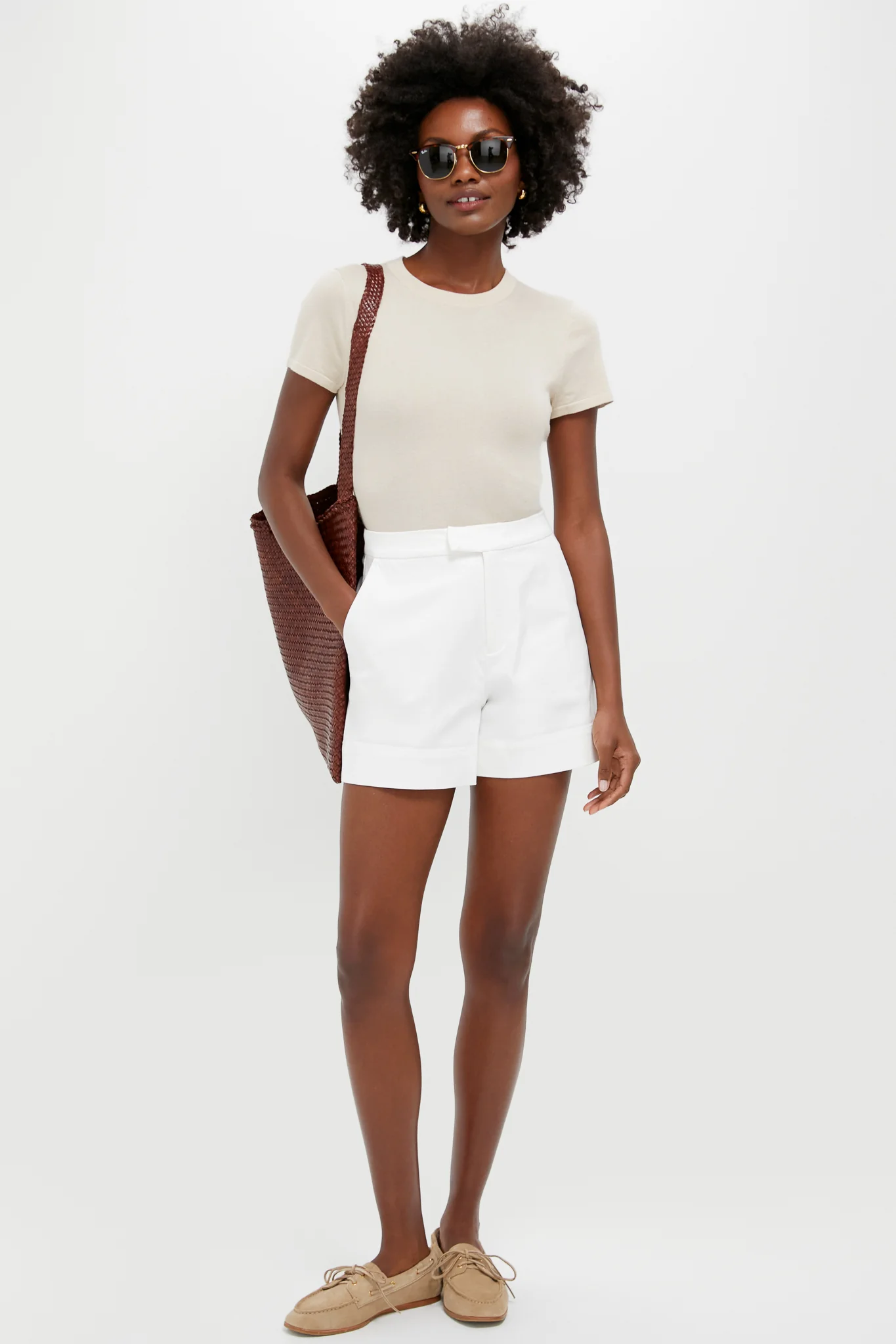 White Ruth Shorts - Image 7