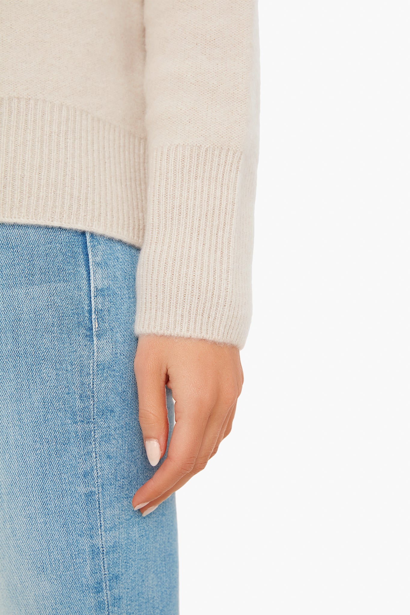 White Sand Boiled Funnel Neck Pullover - Image 6