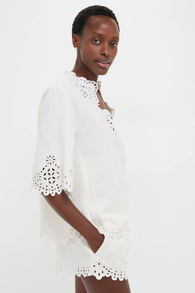 White Shana Blouse - Image 3
