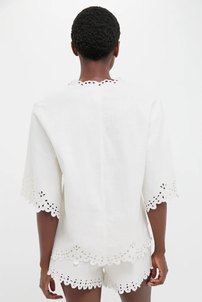 White Shana Blouse - Image 4