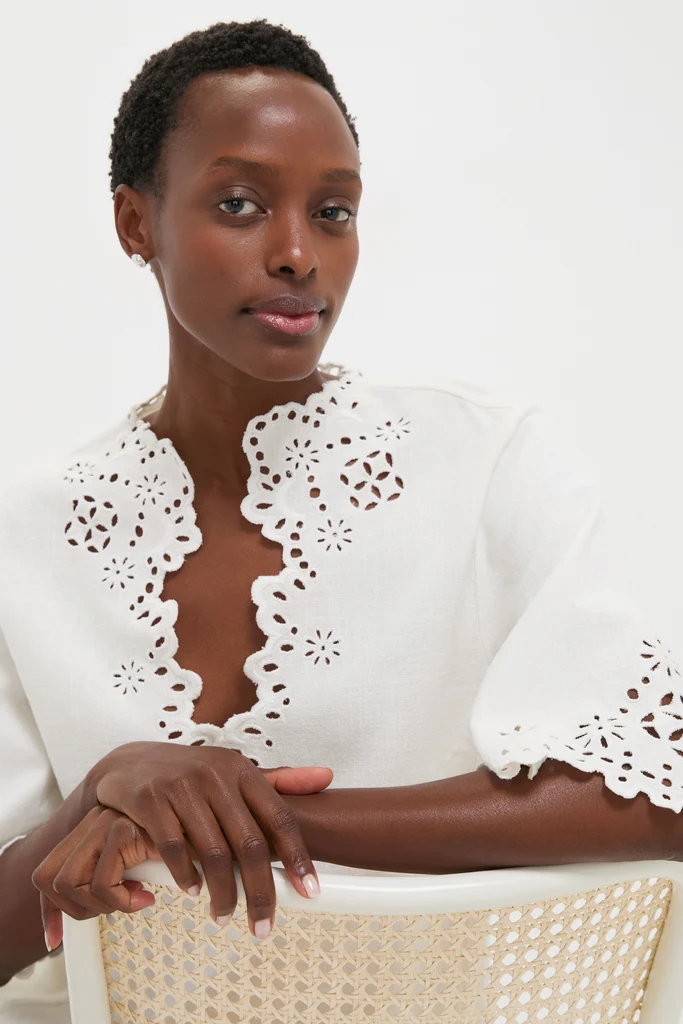 White Shana Blouse - Image 5
