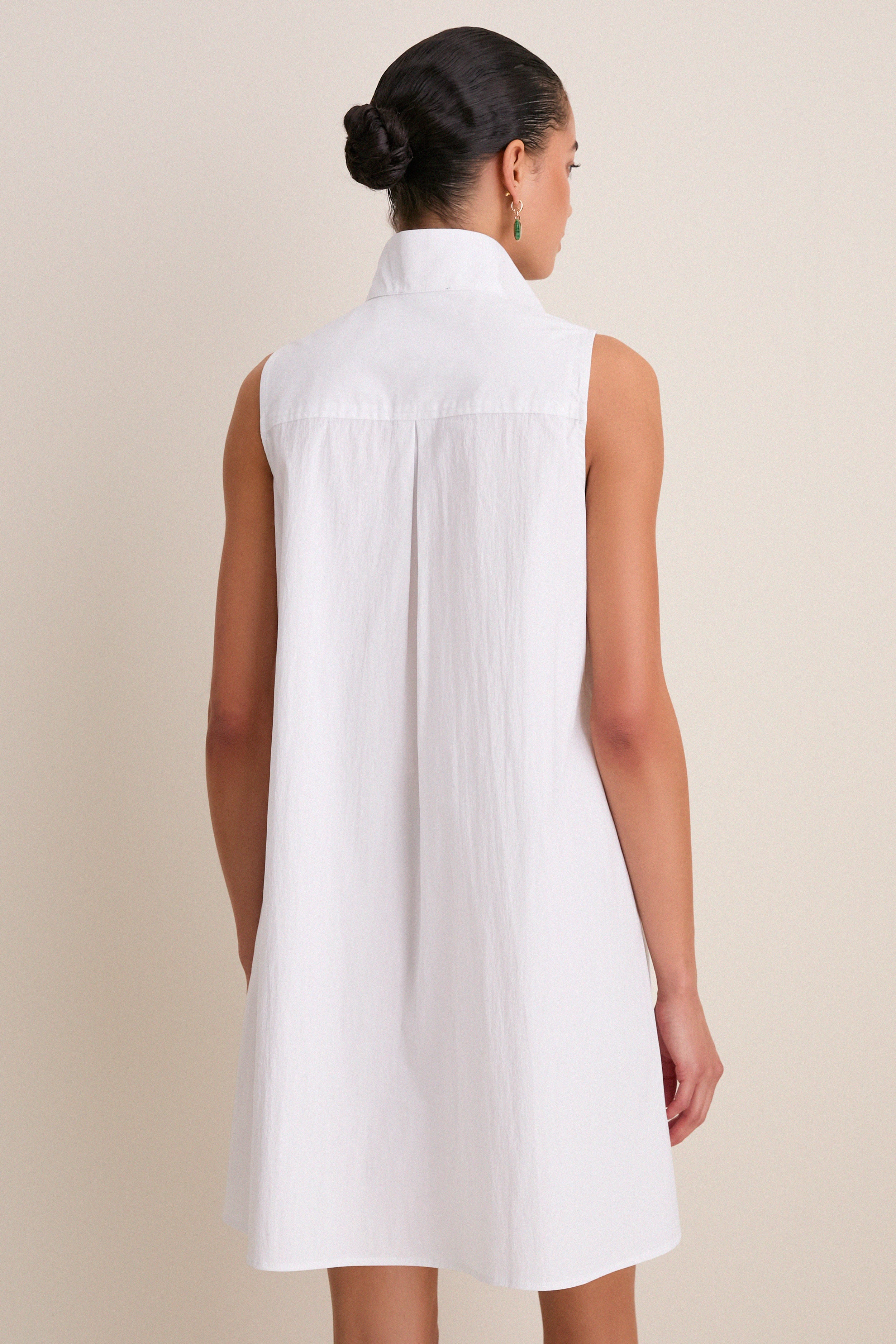 White Sleeveless Charlie Dress - Image 4