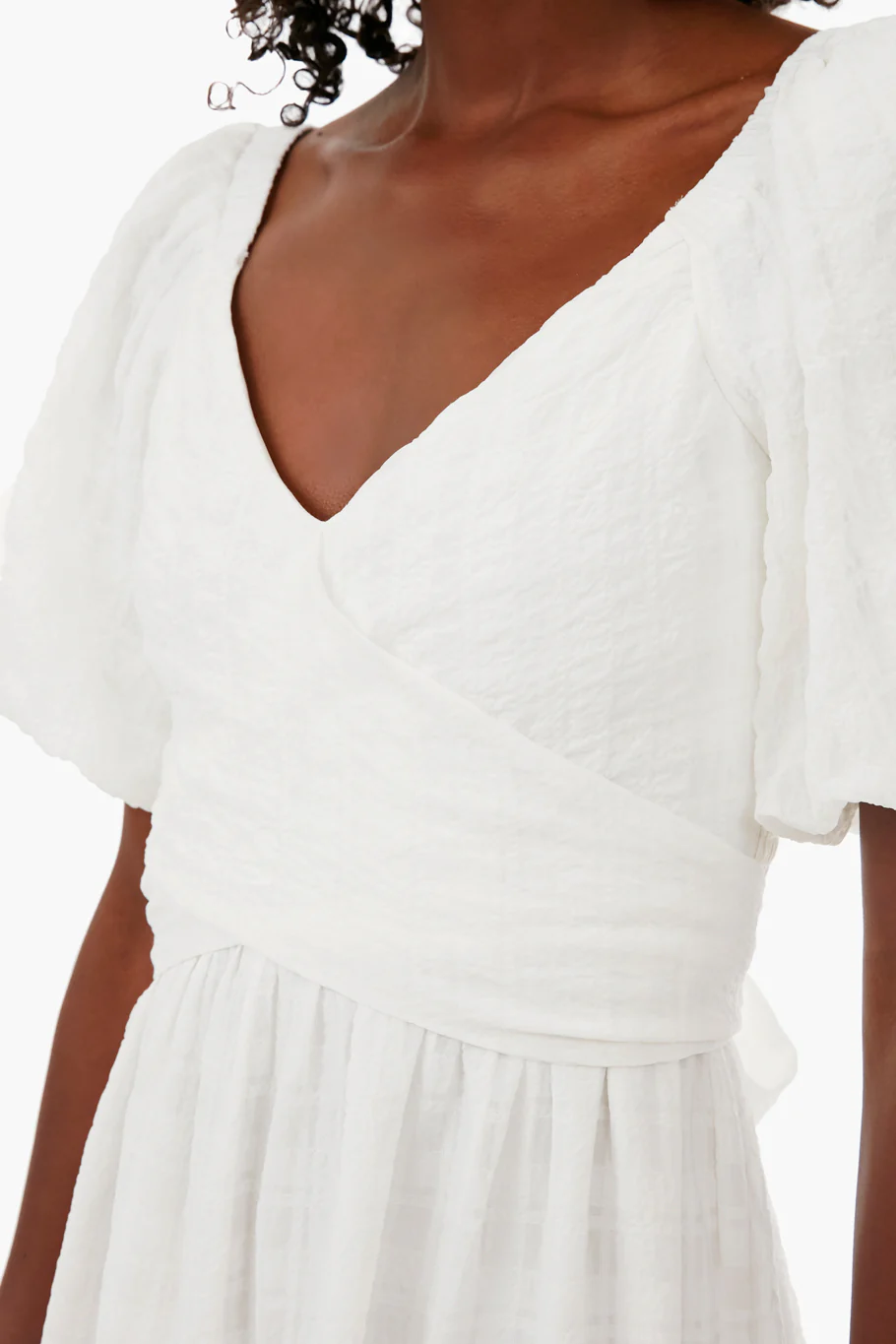 White Sydney Midi Dress - Image 5