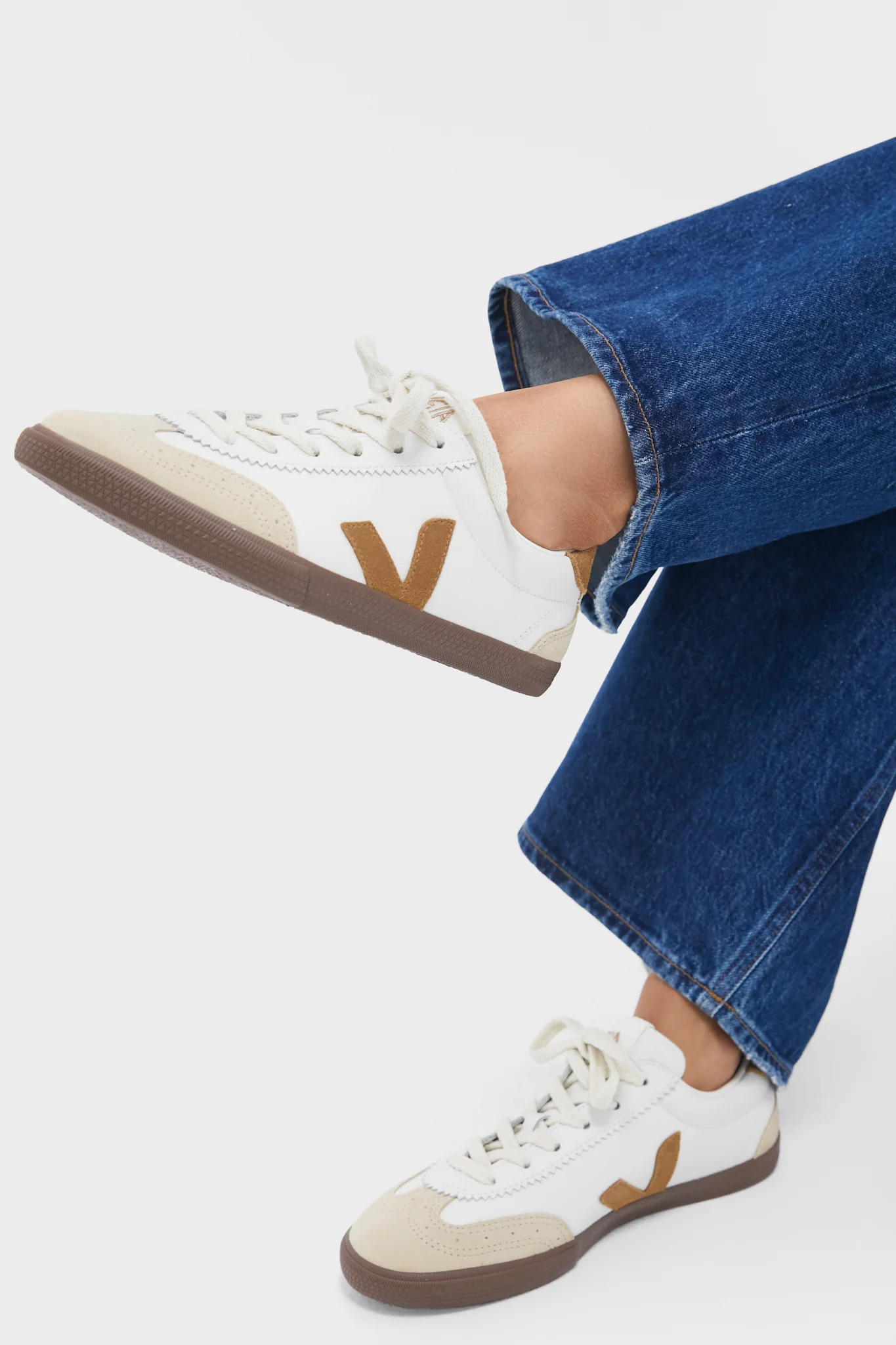 White Tent Bark Volley Sneakers - Image 2