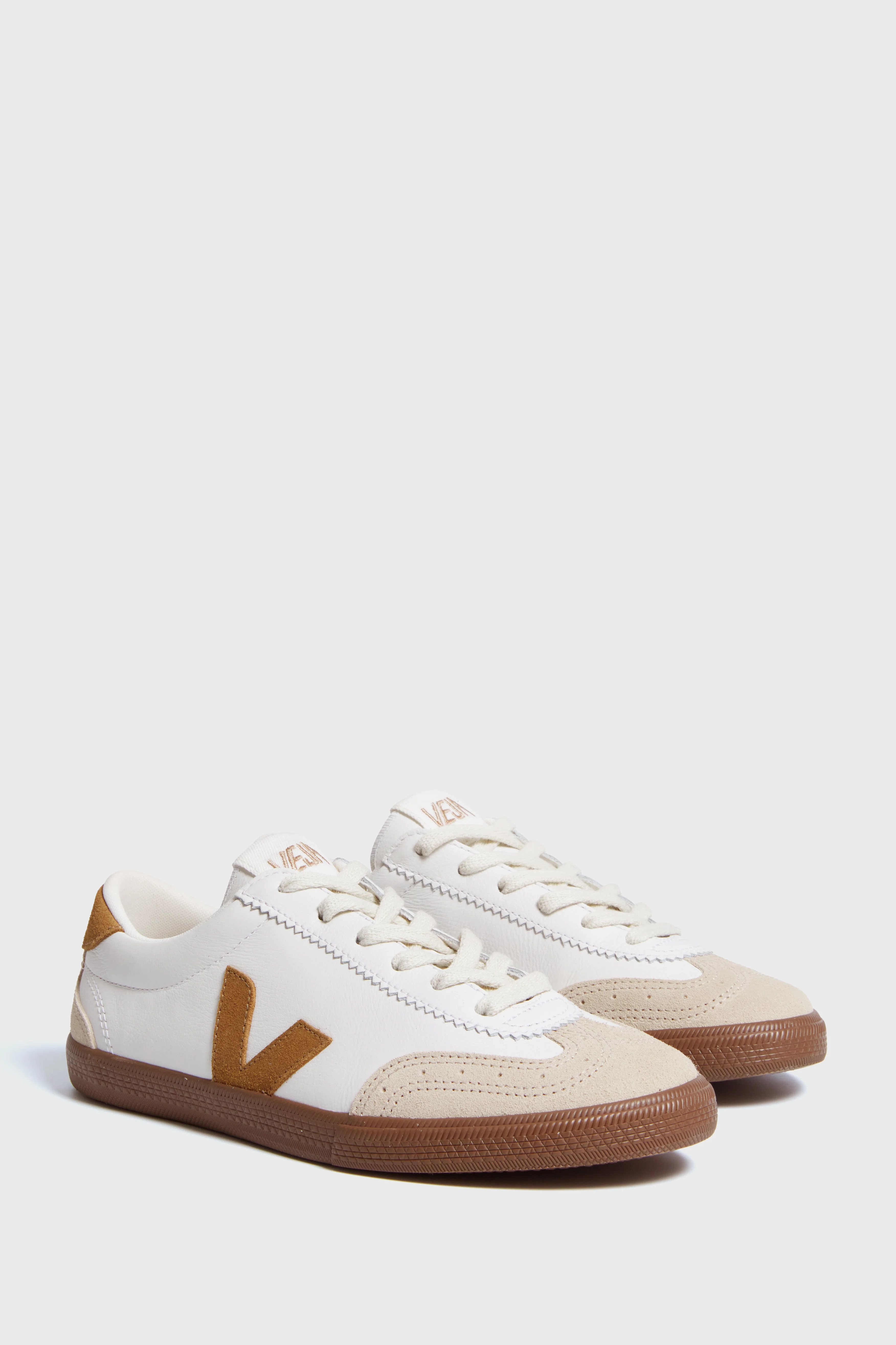 White Tent Bark Volley Sneakers - Image 4