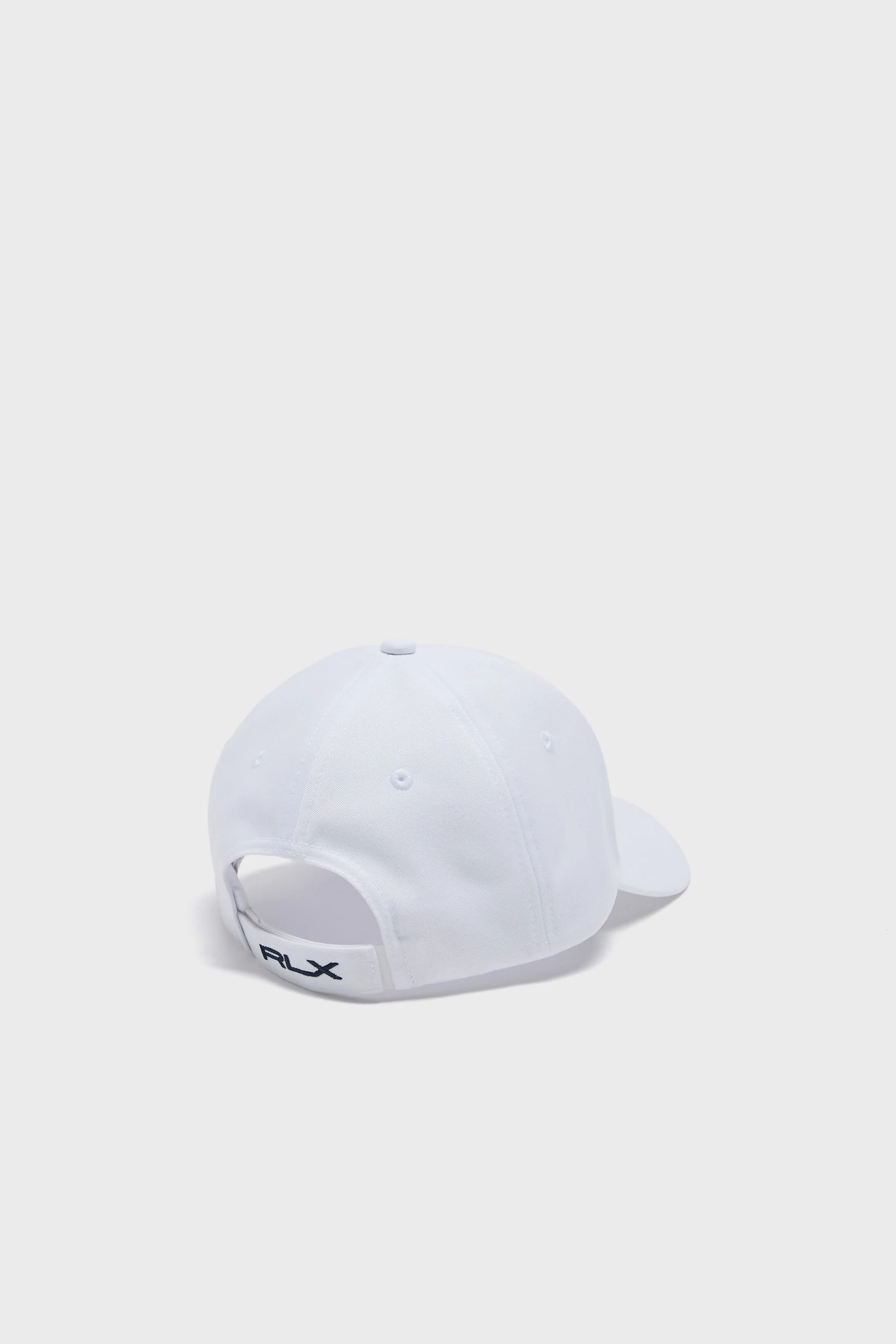 White Twill Polo Player Cap - Image 4