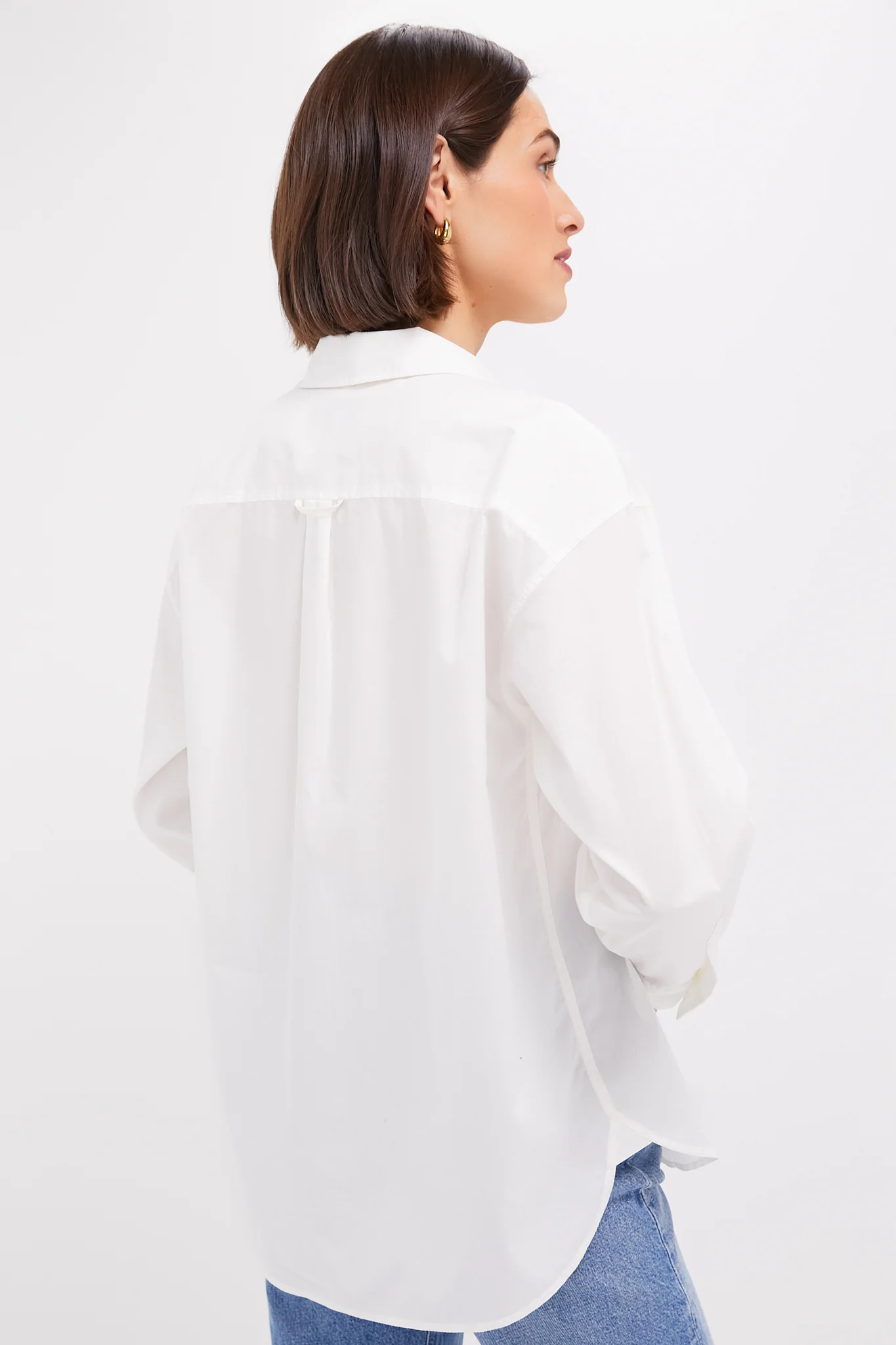 White Wexler Cotton Button Down - Image 4