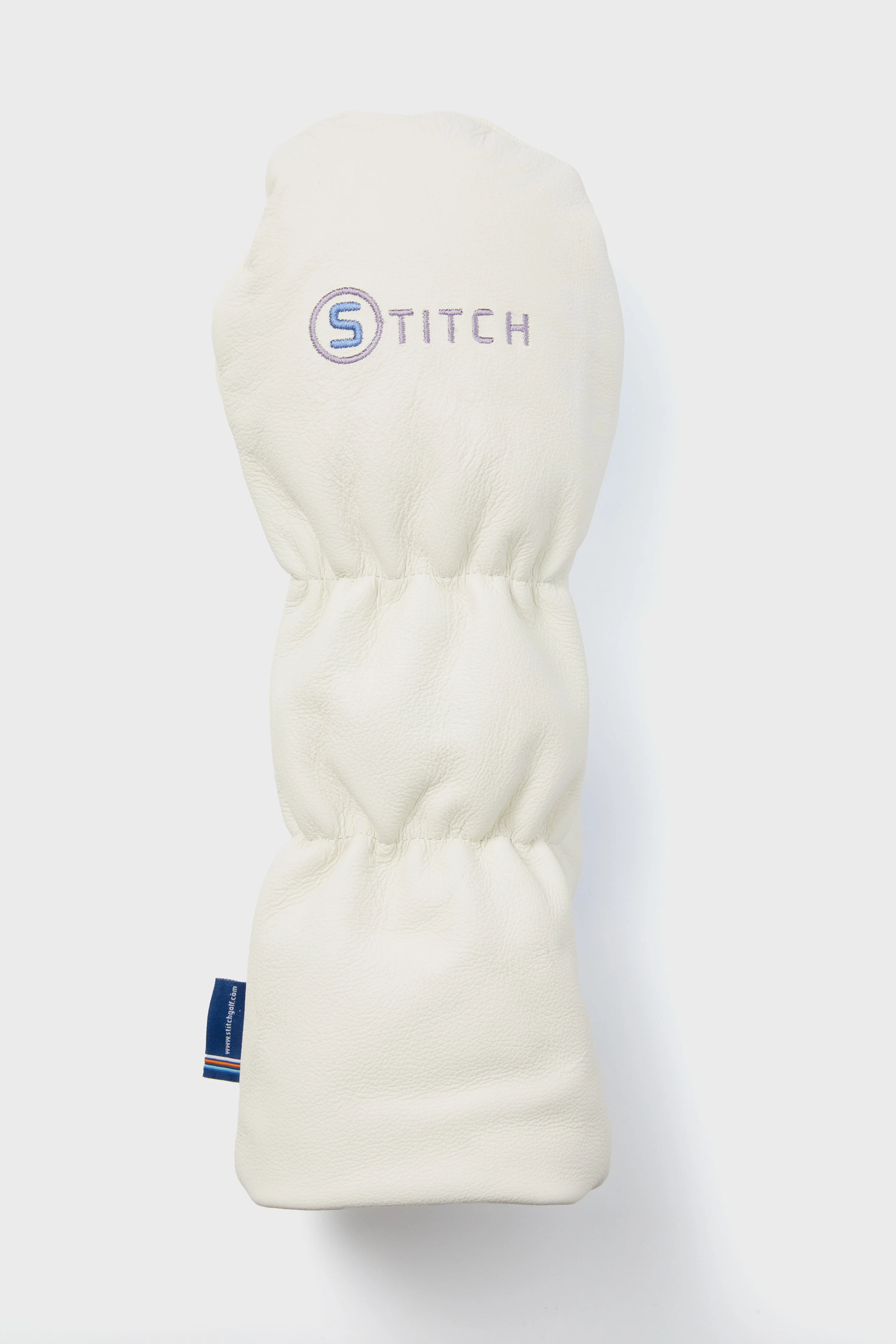 White Wildflower Leather Head Cover - Image 3
