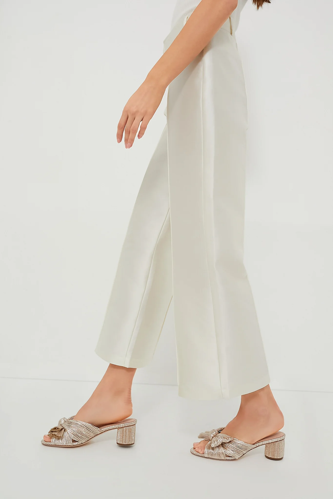 White Yoshitomo Smart Pants - Image 3
