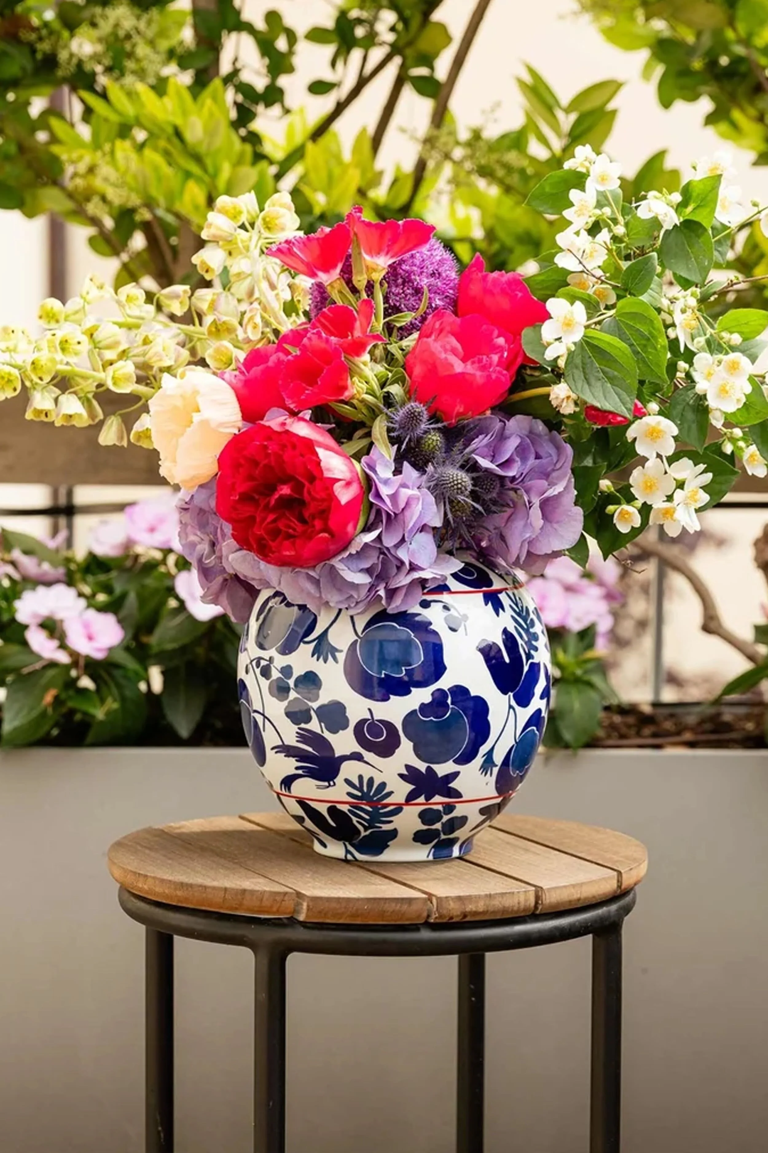 Wildbird Blu Bubble Vase - Image 2