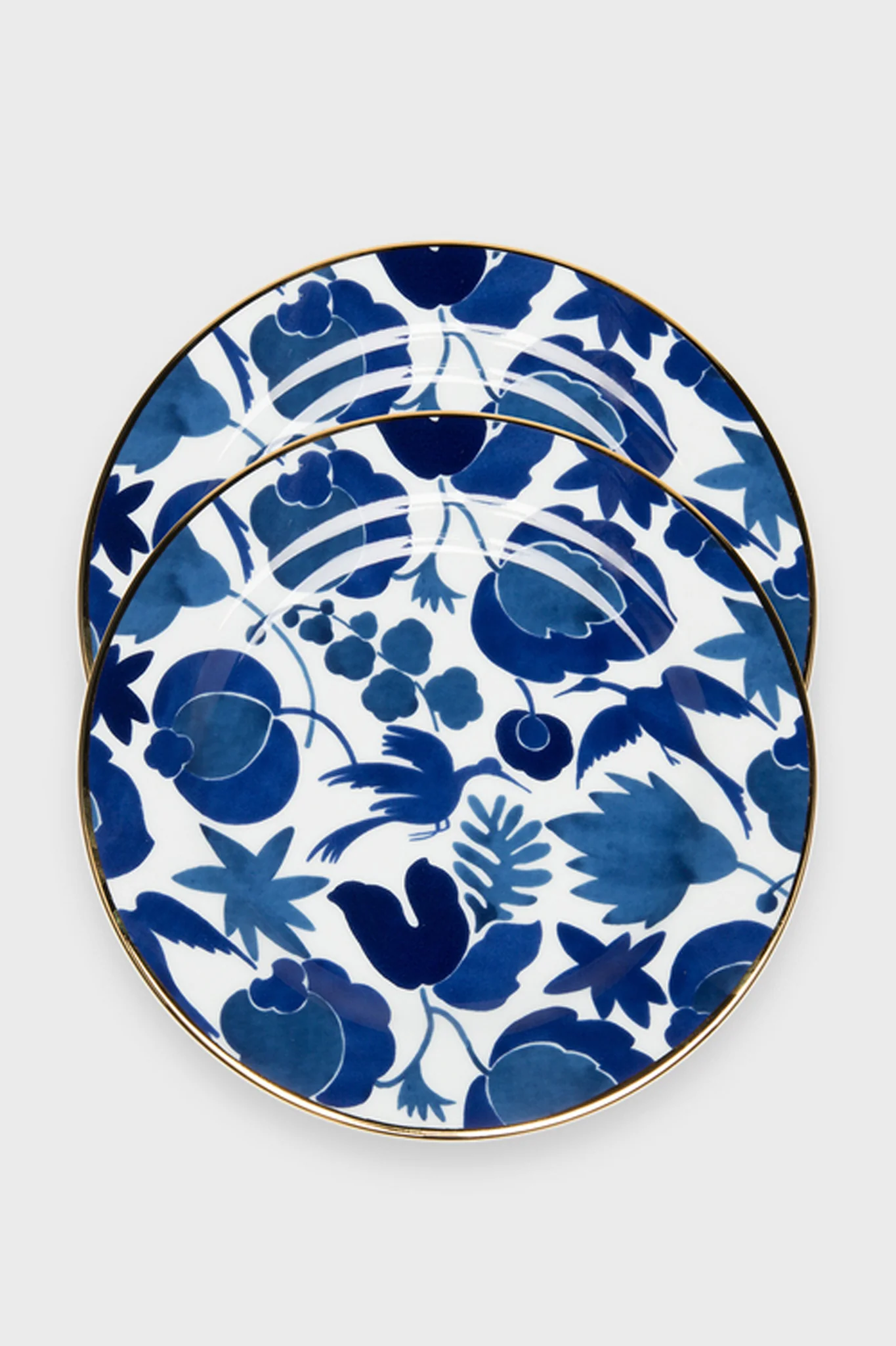 Wildbird Blu Dinner Plates (Set of 2) - Image 2