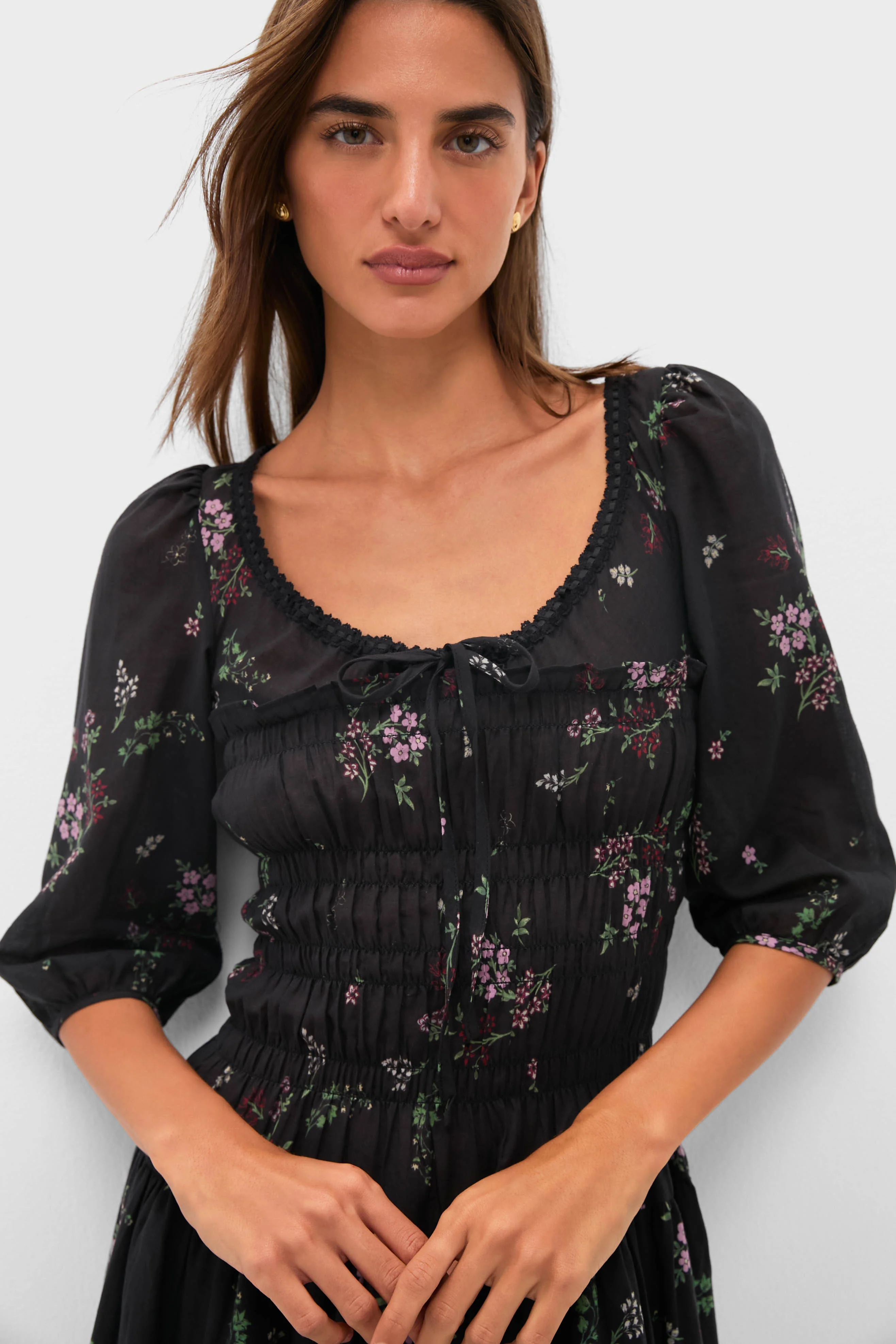 Wildflower Print Andrine Midi Dress - Image 5