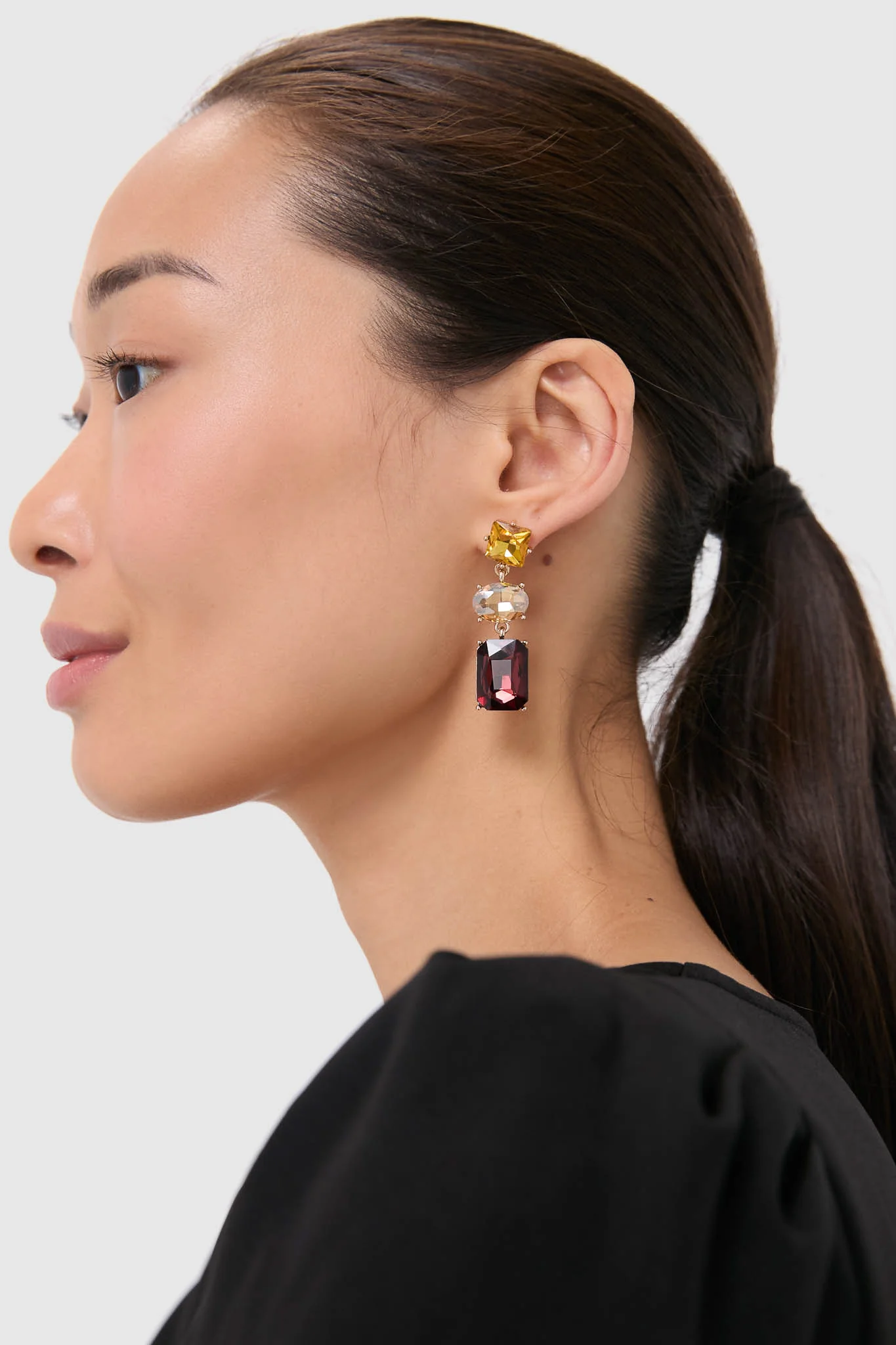 Wine Allie Earrings - Image 2
