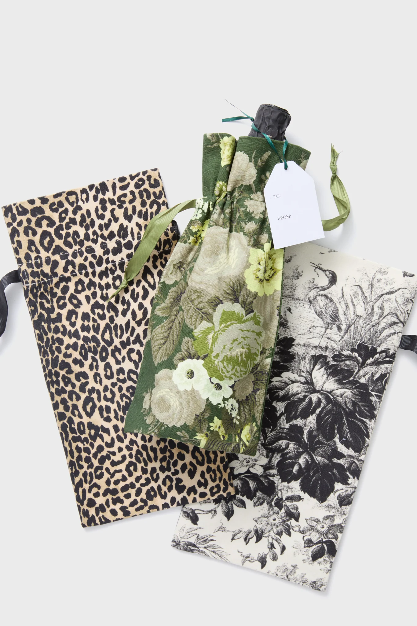 Wine Bags and Gift Tags (Set of 3) - Image 2