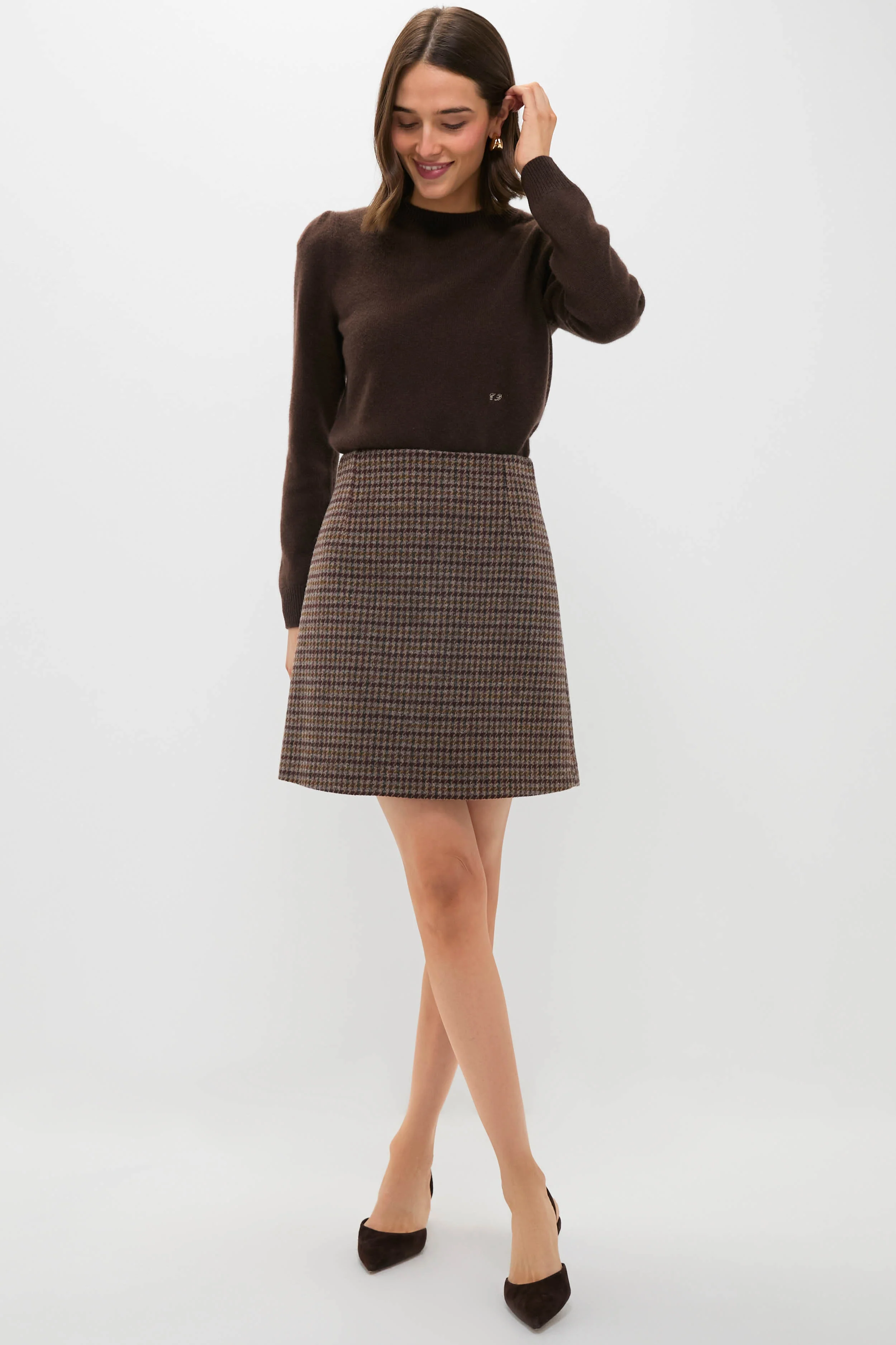 Wine-Coloured Vata Skirt - Image 6