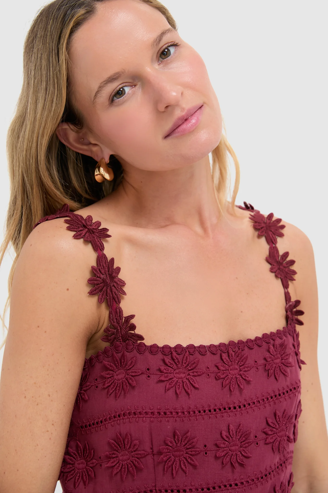 Wine Krystie Maxi Dress - Image 6