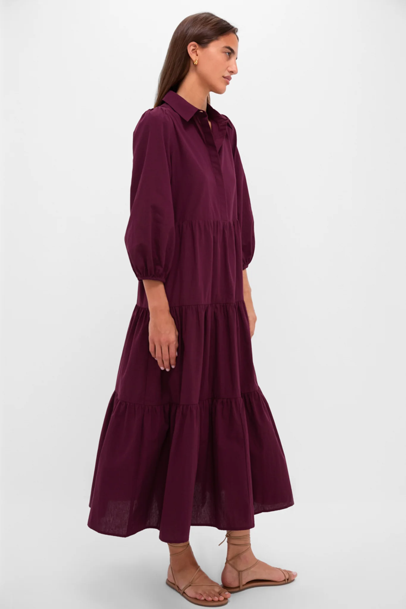 Winetasting Cotton Mabel Maxi Dress - Image 3
