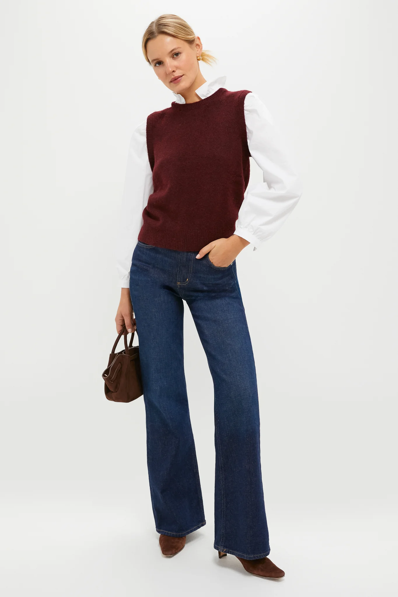 Winetasting Ella Sweater Blouse - Image 2
