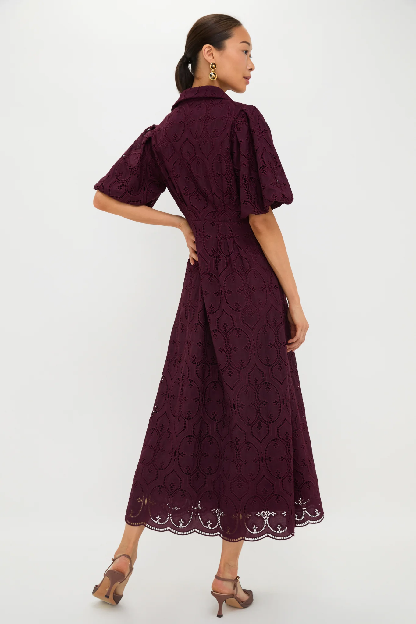 Winetasting Eyelet Delaney Dress - Image 4