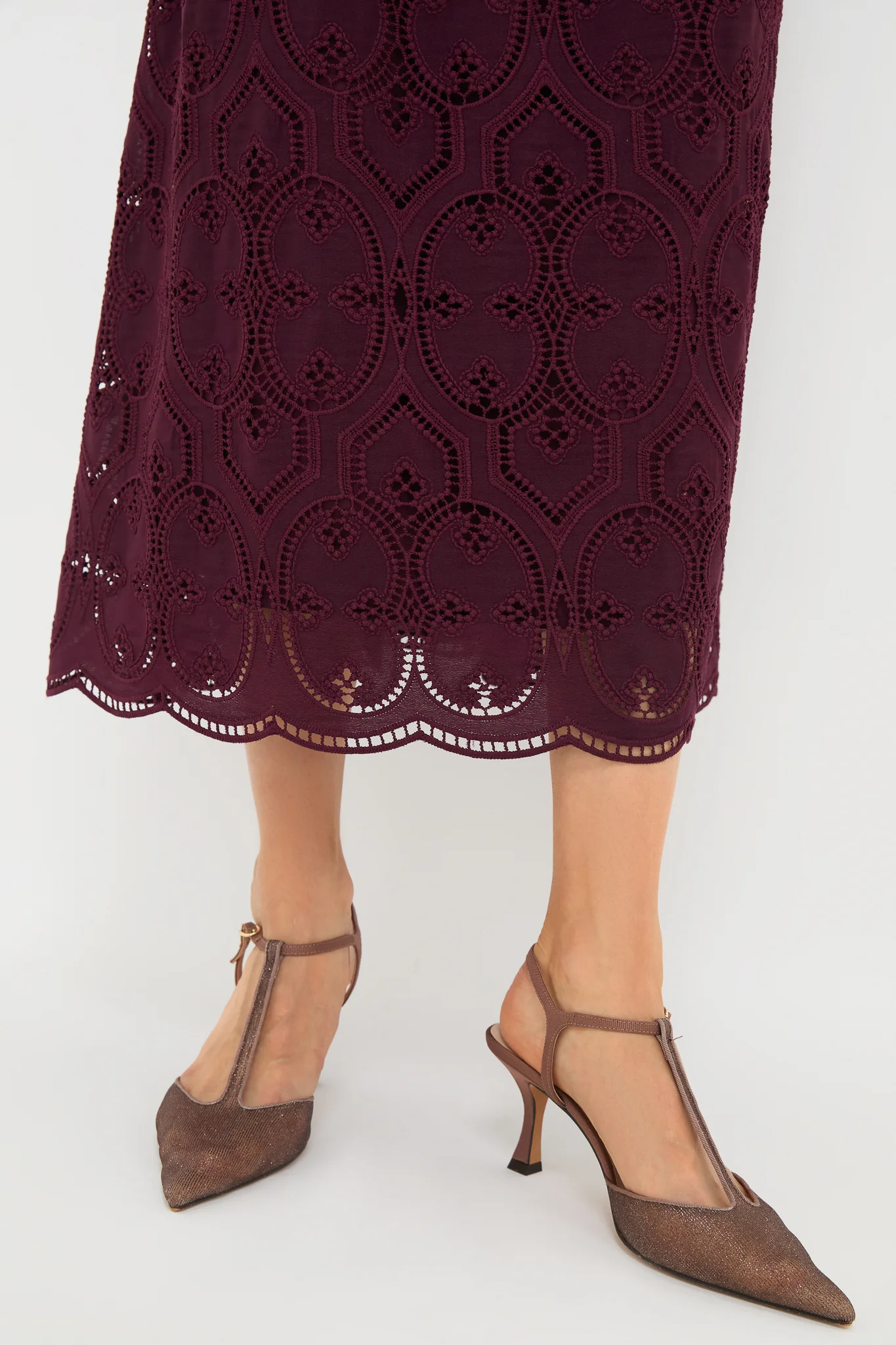 Winetasting Eyelet Delaney Dress - Image 5