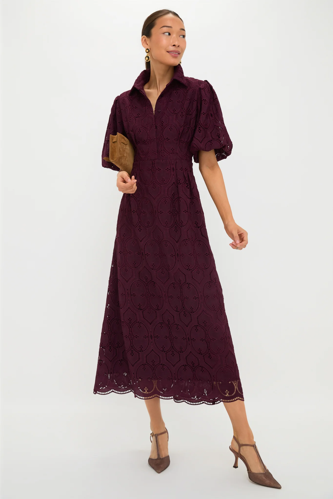 Winetasting Eyelet Delaney Dress - Image 6