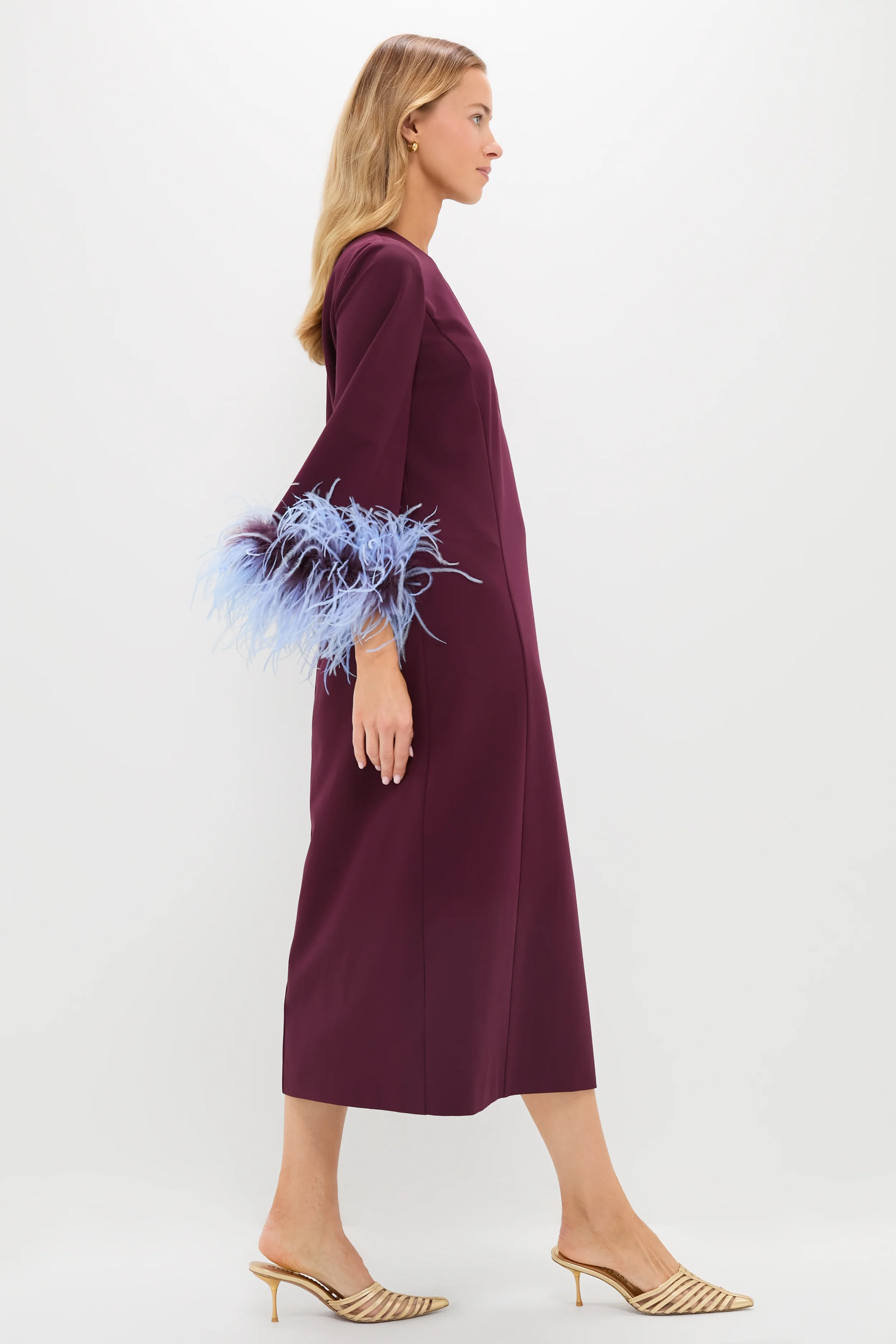 Winetasting Feather Eleanor Dress - Image 3