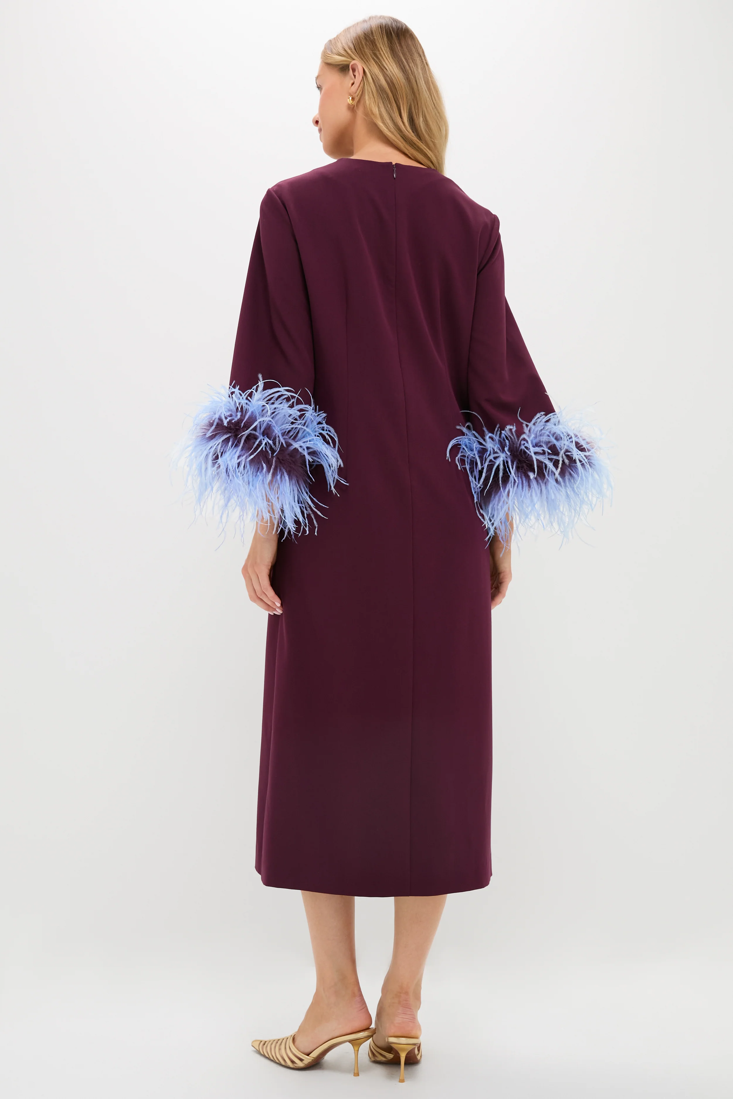 Winetasting Feather Eleanor Dress - Image 4