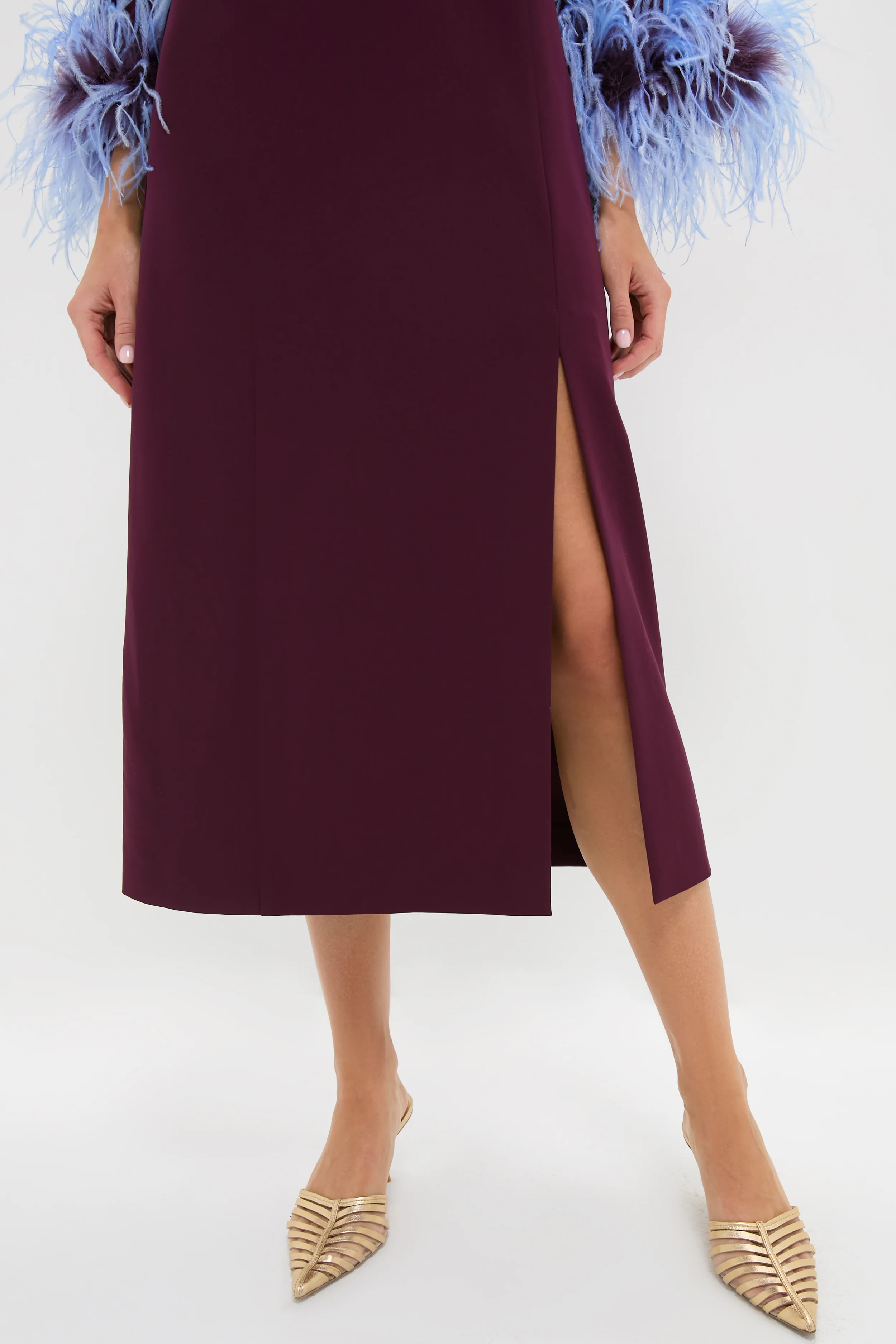 Winetasting Feather Eleanor Dress - Image 6