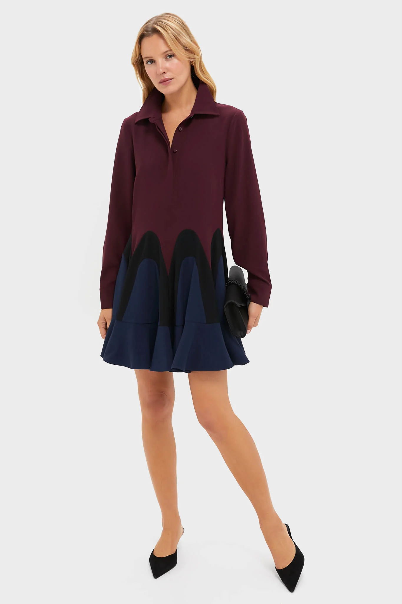 Winetasting Flounce Nadia Dress - Image 2