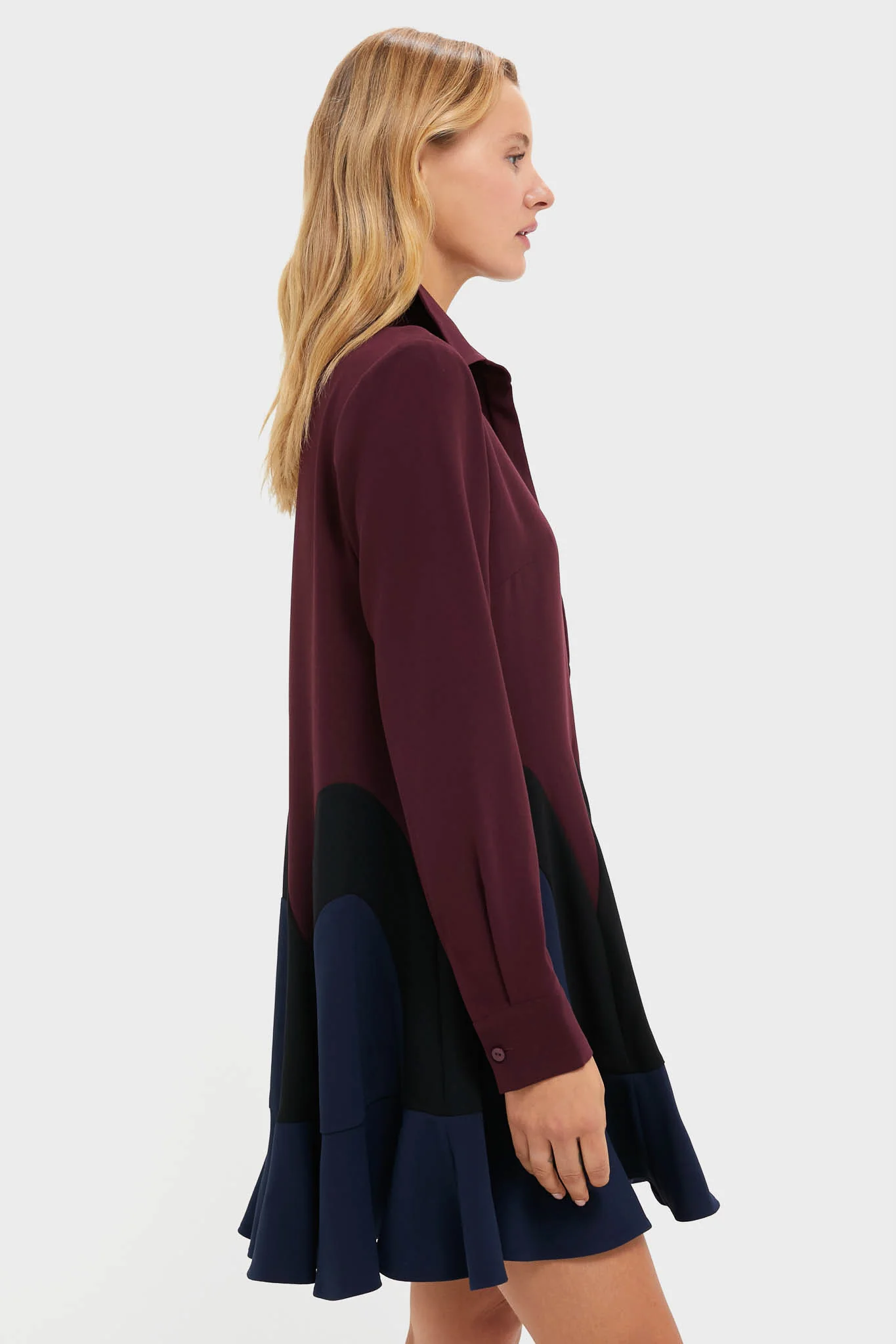 Winetasting Flounce Nadia Dress - Image 3